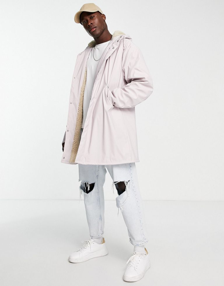 Jackets & Coats by ASOS DESIGN Low-key layering Drawstring hood High collar Zip and press-stud fastening Side pockets Regular fit Sold by Asos