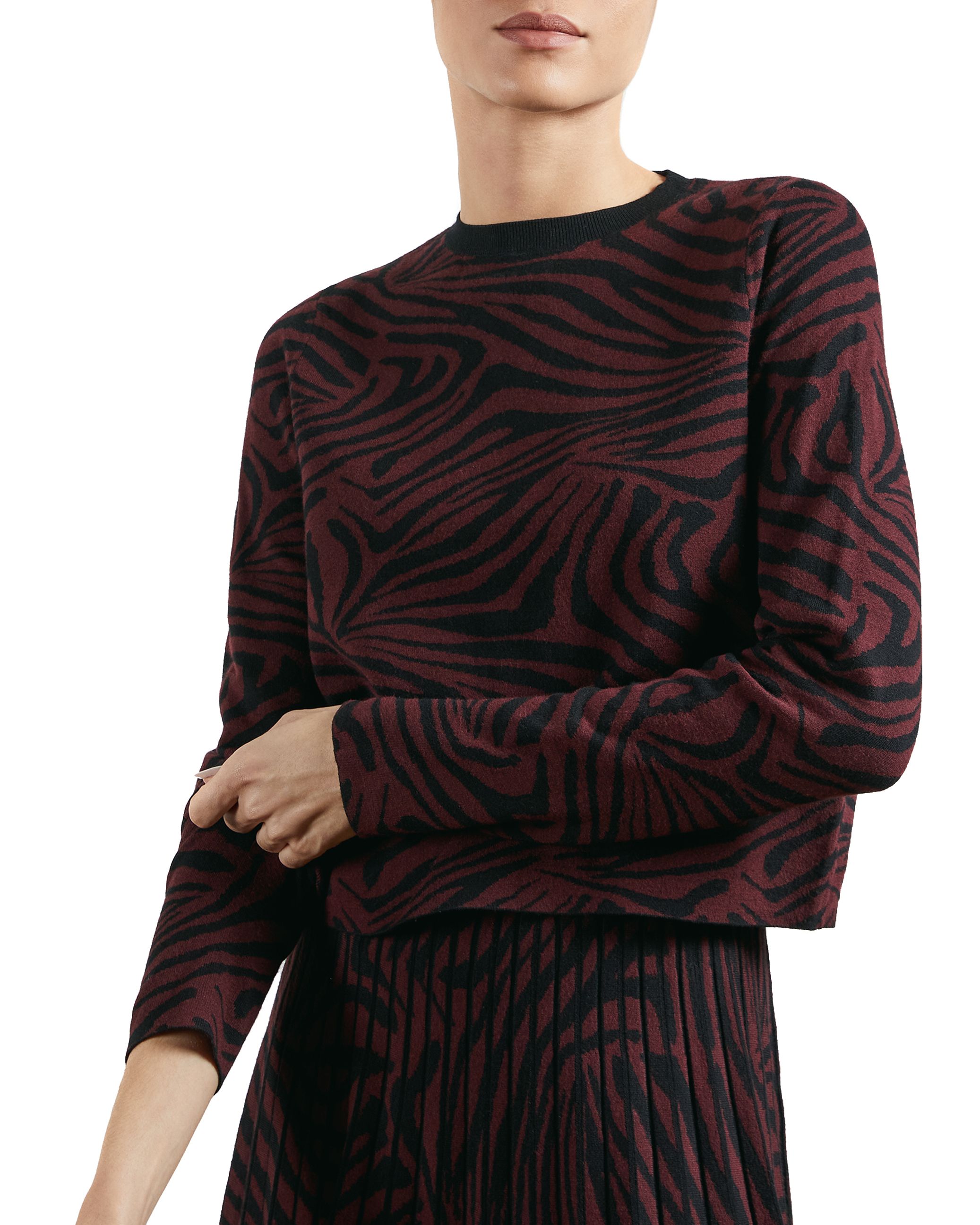 ted baker oxblood jumper