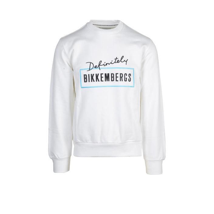 Brand: Bikkembergs
Gender: Men
Type: Sweatshirts
Season: Spring/Summer

PRODUCT DETAIL
• Color: white
• Pattern: print
• Sleeves: long
• Neckline: round neck

COMPOSITION AND MATERIAL
• Composition: -97% cotton -3% elastane 
•  Washing: machine wash at 30°