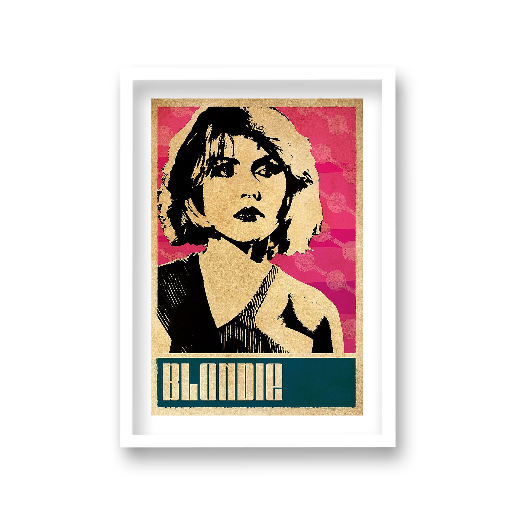 Blondie Debbie Harry Pop Art Promotional Poster
