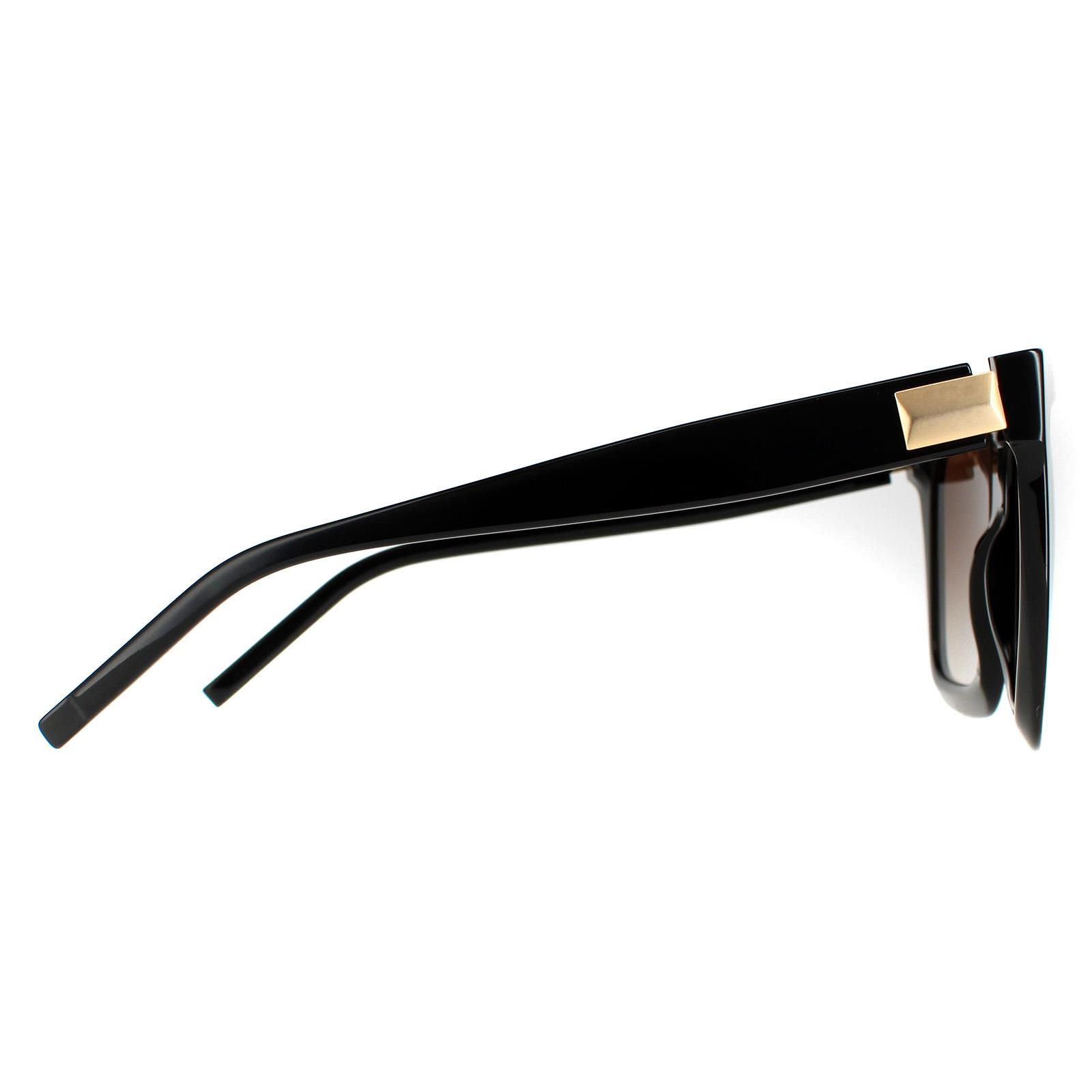 Hugo Boss Square Womens Black Brown Gradient BOSS 1152/S  Hugo Boss are a super oversized chic square design made from lightweight plastic with metal Hugo Boss branding on the temples.