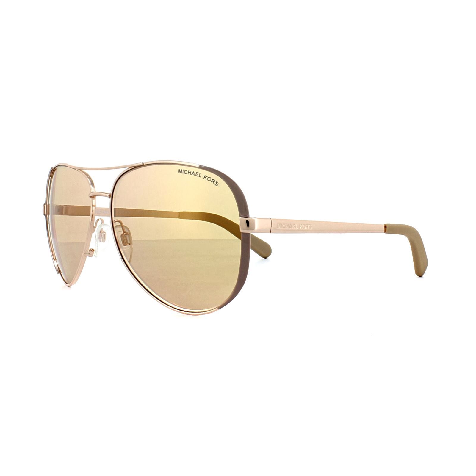 Michael Kors Sunglasses Chelsea 5004 1017R1 Polished Rose Gold Rose Gold  Mirror