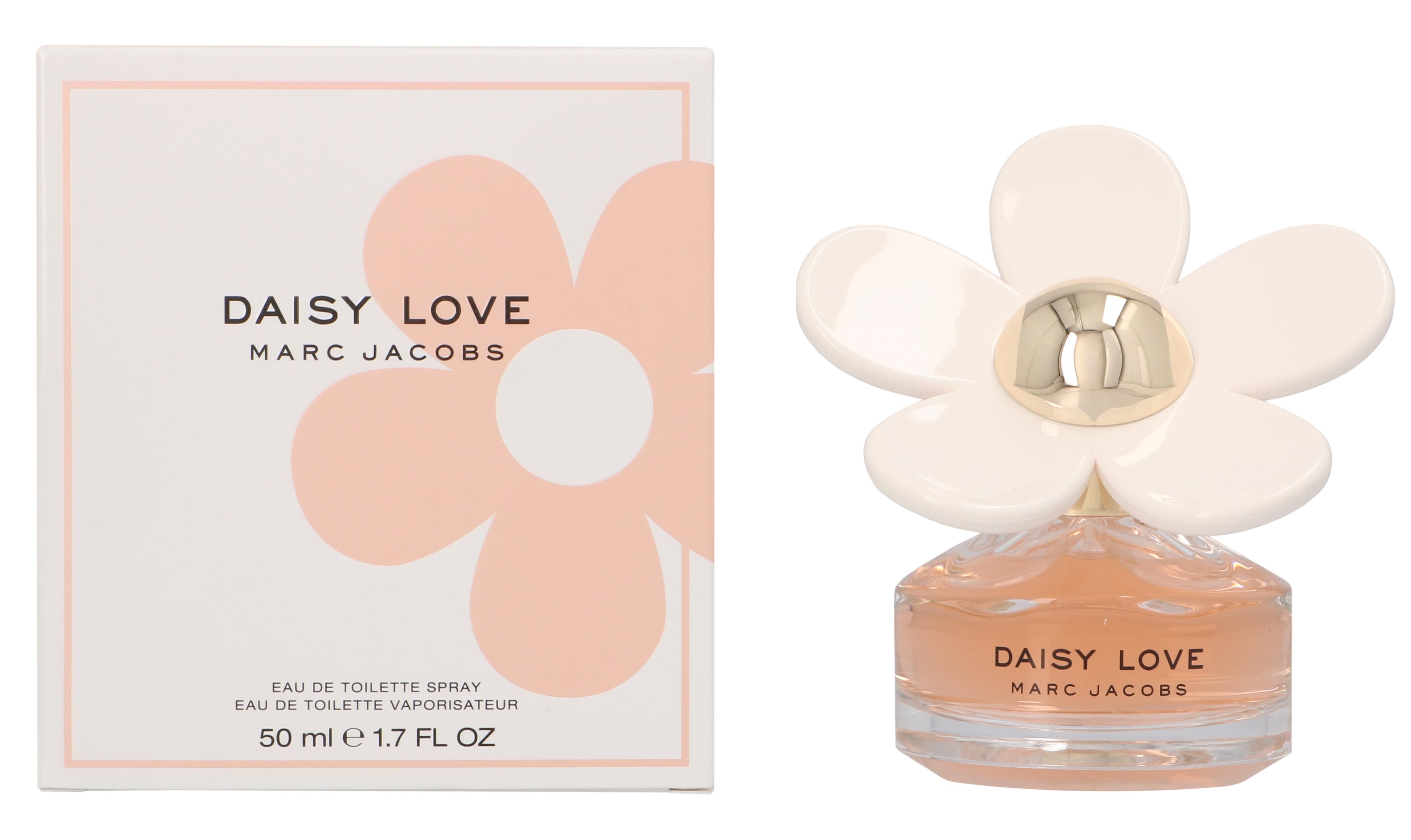 Daisy Love is a floral woody musk fragrance for women. The fragrance was created by perfuming great Alberto Morillas and launched in 2018 by Marc Jacobs. The fragrance opens with a top note of Cloudberry, has a heart note of Daisy and base notes of Cashmere Musk and Driftwood. The note create a sweet, lovely and light floral scent, ideal for the warmer weather of Spring and Summer time.