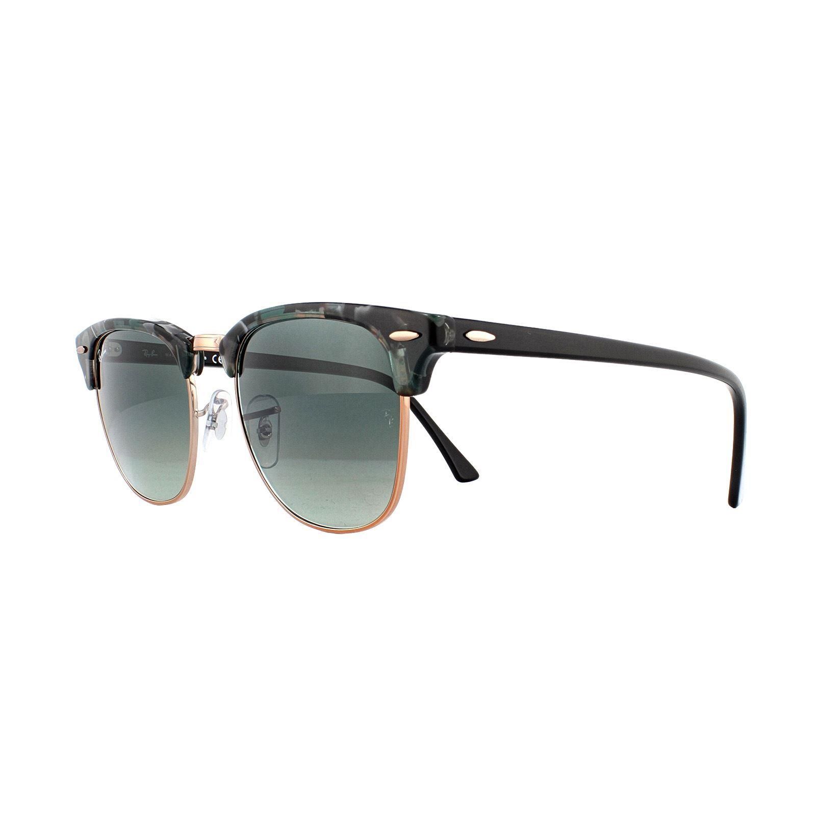 Ray-Ban Sunglasses Clubmaster 3016 114530 Matt Tortoise Silver Flash Mirror 51mm