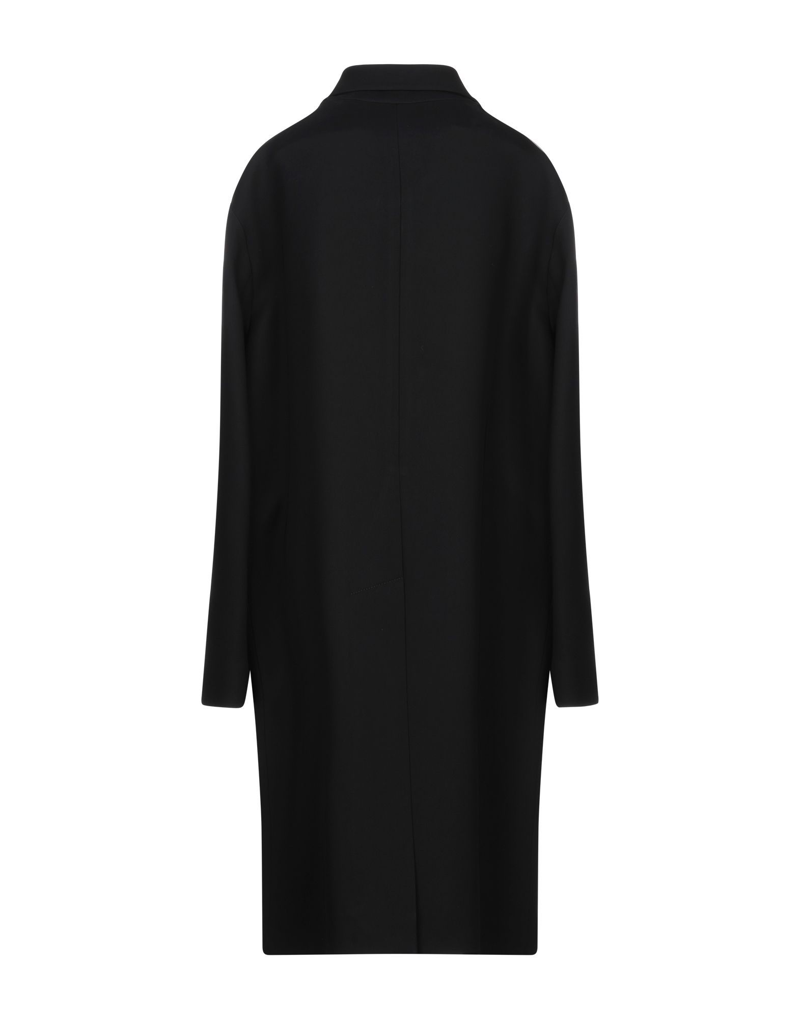crepe, no appliqués, basic solid colour, single-breasted , button closing, classic neckline, multipockets, long sleeves, unlined, single-breasted jacket