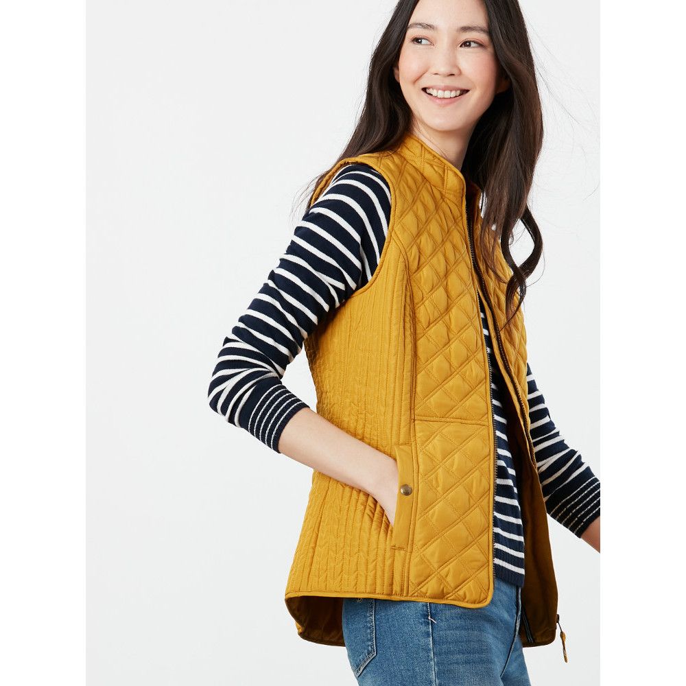 Joules Womens Minx Quilted Gilet Bodywarmer