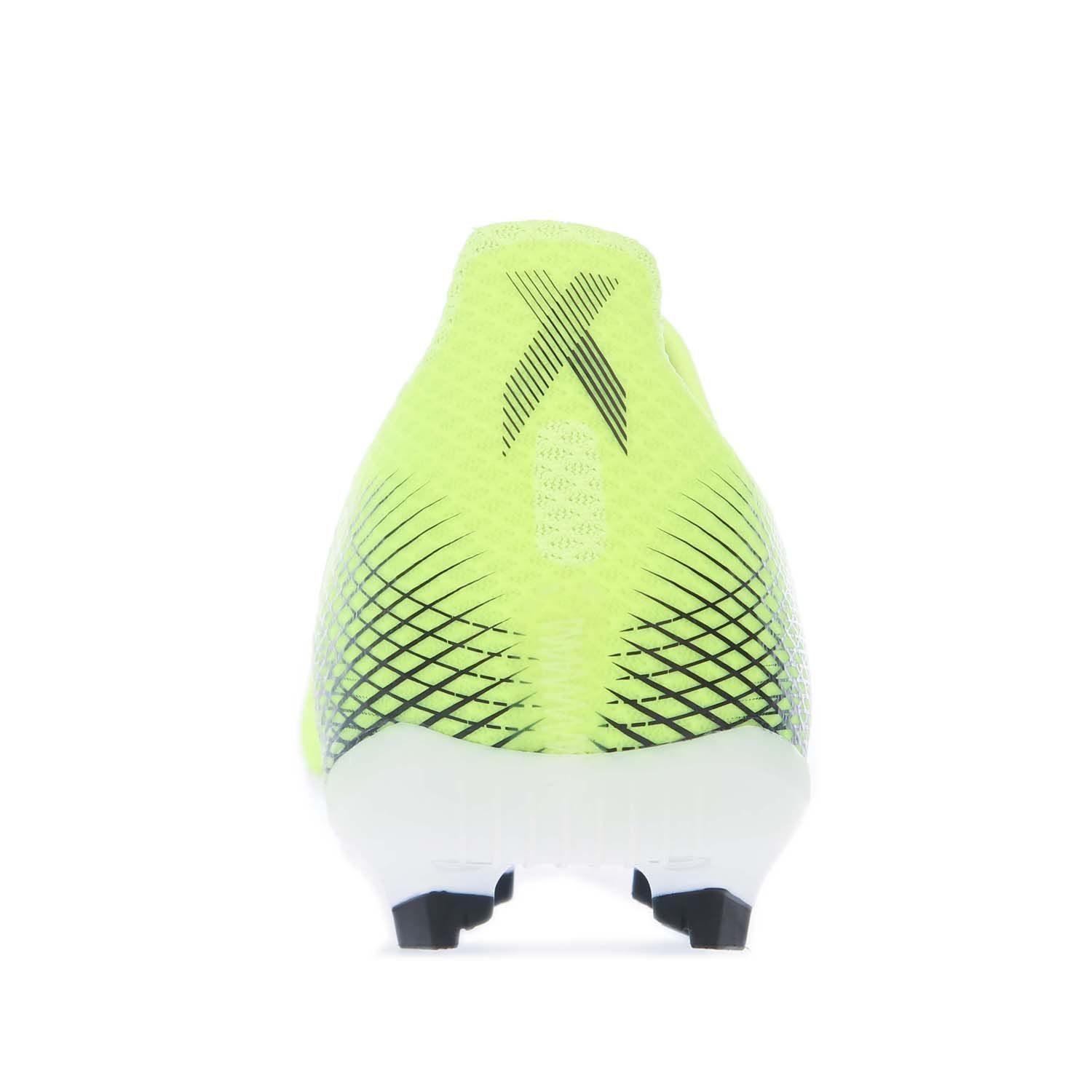 Junior Boys adidas X Ghosted.3 FG Football Boots in yellow.- Speedskin upper.- Lace fastening.- Low-cut silhouette.- Stretch tongue.- 3 stripe detail to side.- Lightweight TPU outsole.- Textile and synthetic lining  Synthetic sole.- Ref.: FW6934J