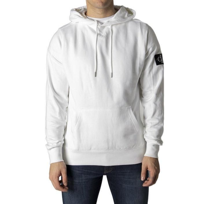 Brand: Calvin Klein Jeans
Gender: Men
Type: Sweatshirts
Season: Fall/Winter

PRODUCT DETAIL
• Color: white
• Pattern: plain
• Fastening: slip on
• Sleeves: long
• Neckline: round neck

COMPOSITION AND MATERIAL
• Composition: -100% cotton 
•  Washing: machine wash at 30°