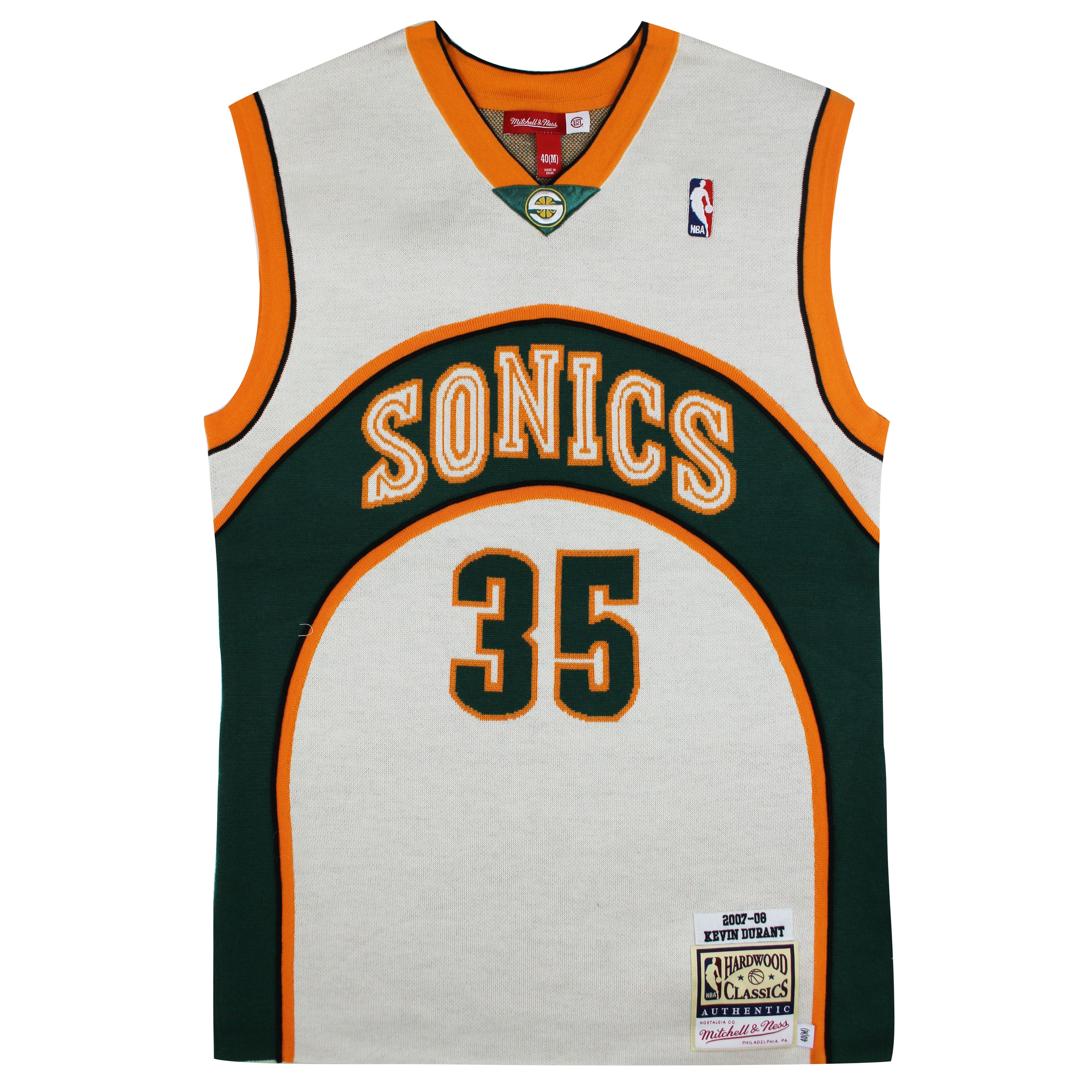 Mitchell & Ness x CLOT M&N Seattle Supersonics Knitted Kevin