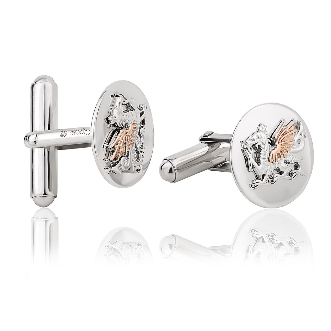 Encapsulating the classic and timeless elegance associated with Clogau, our wonderful collection of cufflinks is perfectly suited for both formal and everyday wear.These Welsh Dragon Cufflinks are a true tie to wales, crafted from sterling silver, they are the perfect gift for any occasion.