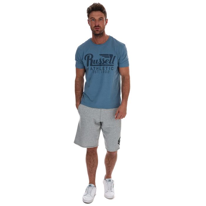 Men's Russell Athletic Shorts  in Grey Marl
