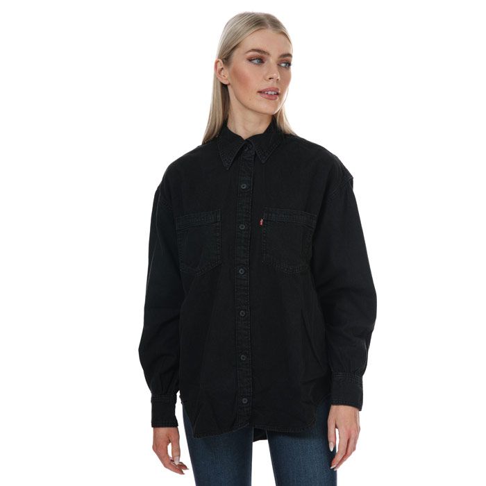 Women's Levis Remi Utility Shirt in Black