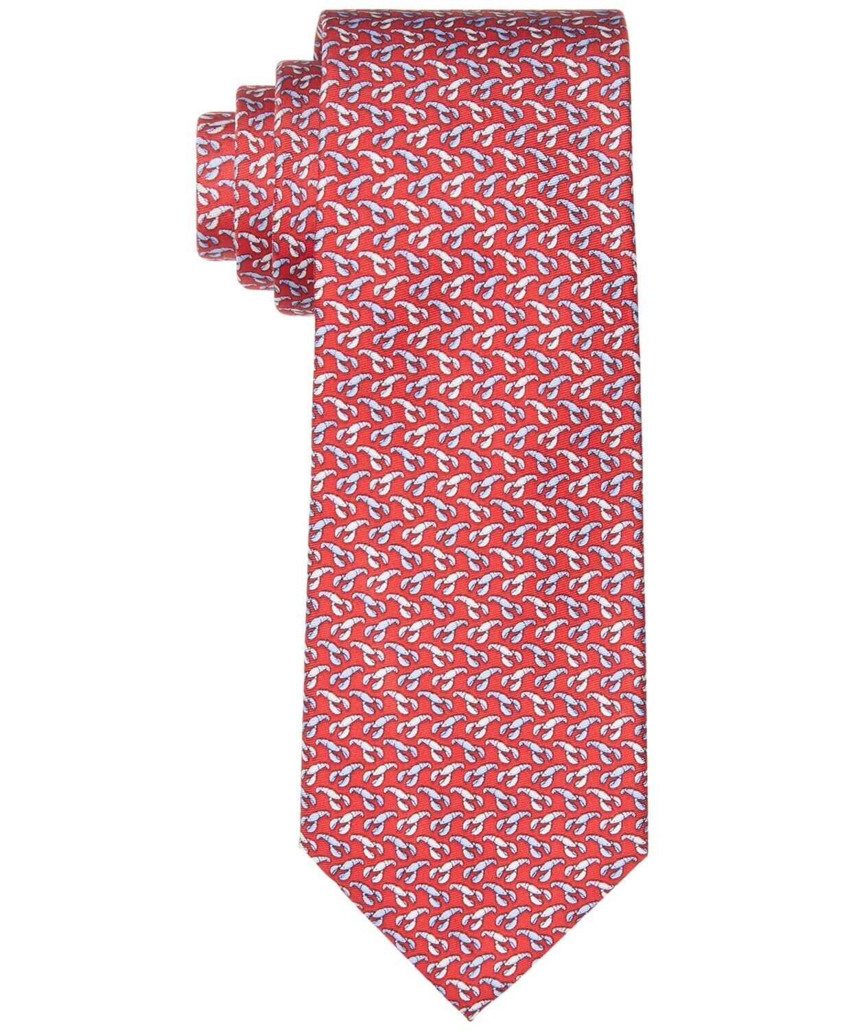 Color: Reds Size: One Size Pattern: Novelty Type: Tie Width: Skinny (Material: Silk