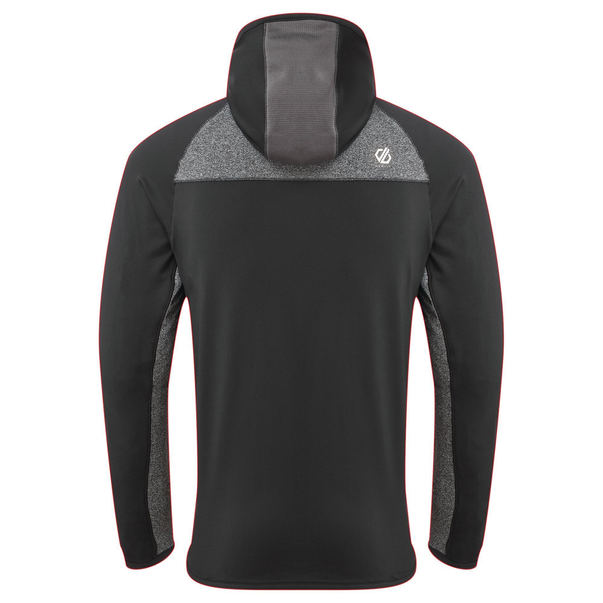 Material: 100% polyester. Lightweight Ilus Core warm waffle grid backed stretch fabric. Quick drying. Grown on hood. Full length zip. Inner zip & chin guard. 2 x lower zip pockets. Stretch binding to hood opening, cuffs and hem.
