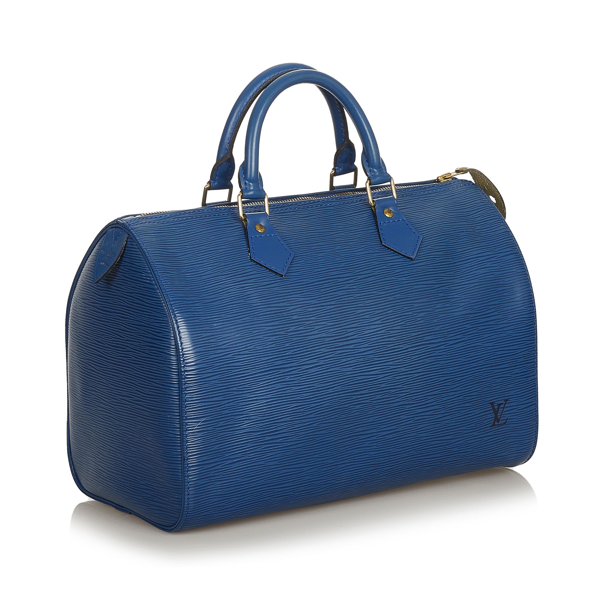 Vintage Louis Vuitton Epi Speedy 30 Blue
