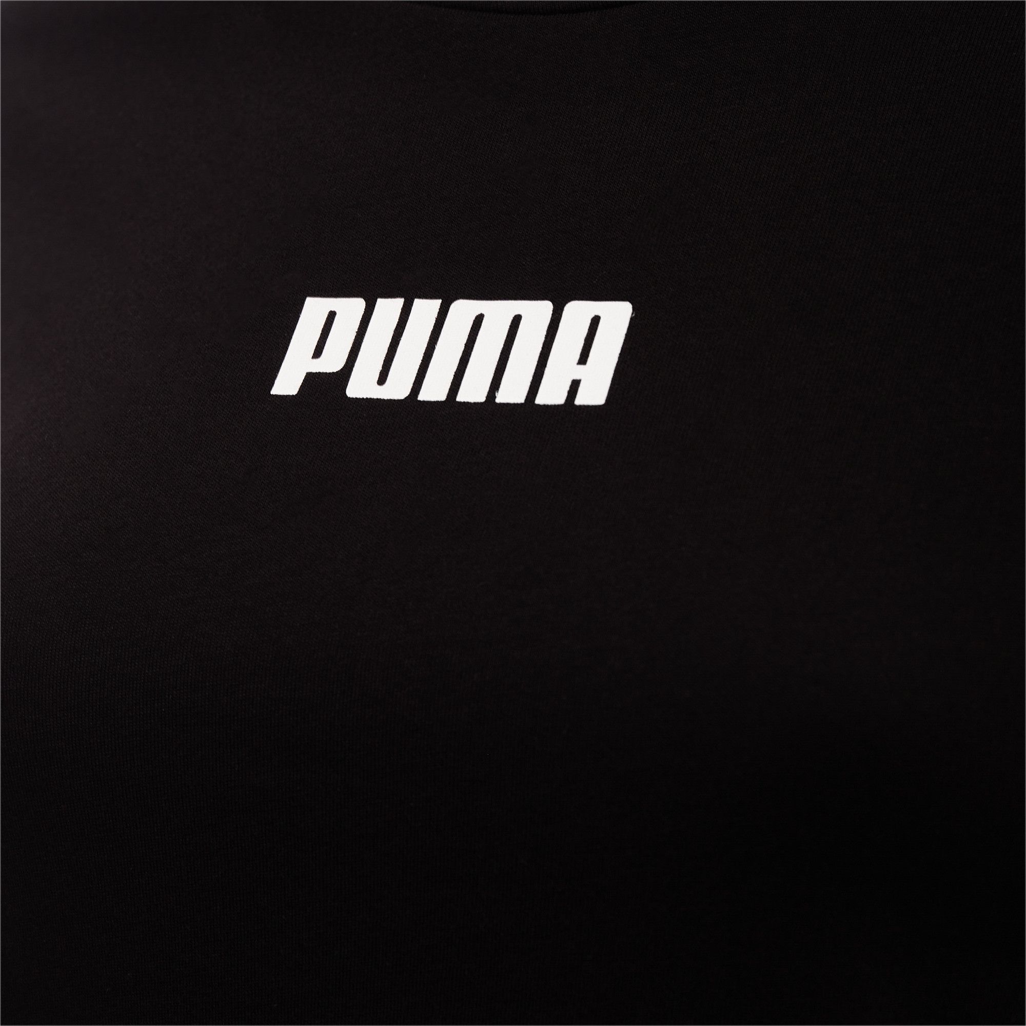 PRODUCT STORY. Athletic PUMA DNA meets comfy, casual style. Throw on the Tape Tee and conquer the day.DETAILS.Regular fit.Crew neck.PUMA branding details.