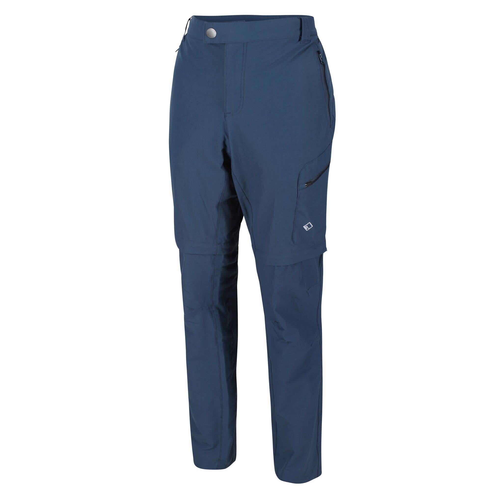92% polyamide, 8% elastane. UV protection (UPF 40+). Iso-flex full active Stretch fabric. Durable water repellent finish. Part elasticated waist. Multi pocketed with zipped side pockets. Available in short, regular and long leg lengths. Length guide: S 30in, M 32in, L 34in.