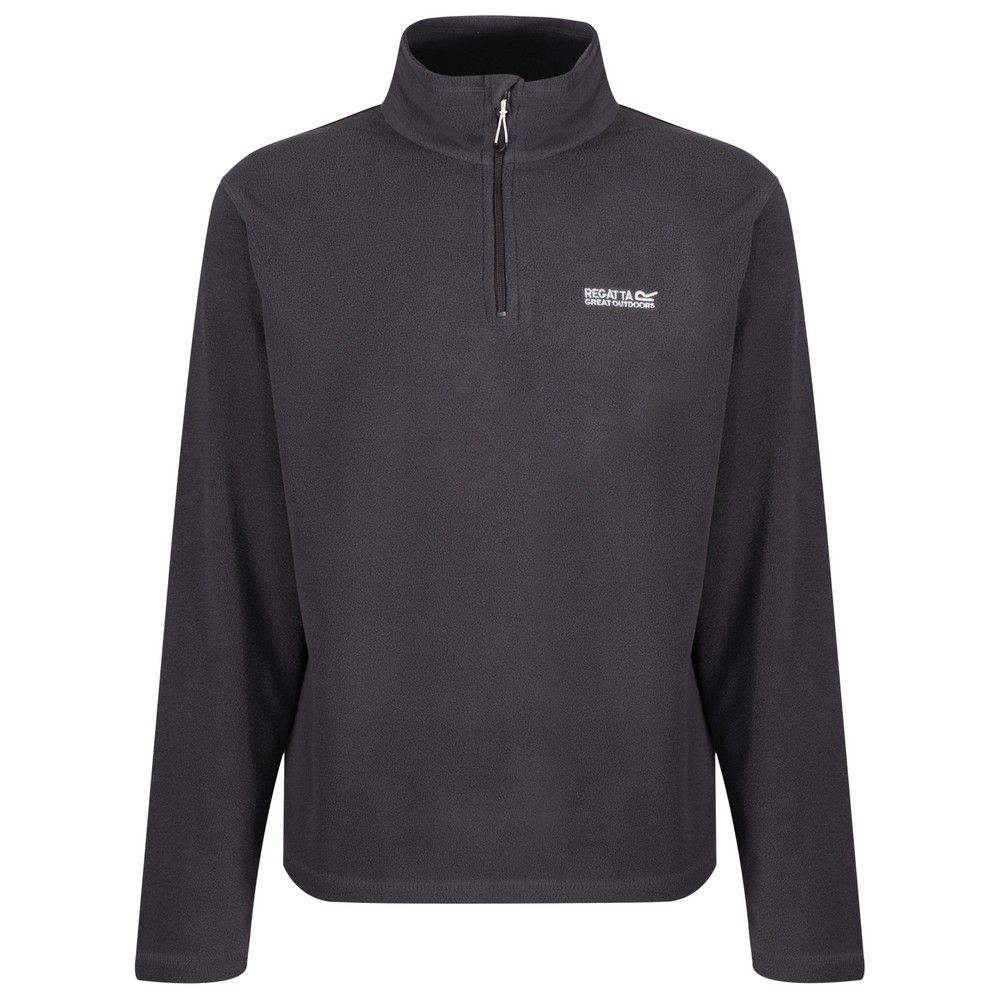 170gsm Symmetry fleece. 1 side brushed, 1 side anti pill. 100% Polyester. Regatta Mens sizing (chest approx): XS (35-36in/89-91.5cm), S (37-38in/94-96.5cm), M (39-40in/99-101.5cm), L (41-42in/104-106.5cm), XL (43-44in/109-112cm), XXL (46-48in/117-122cm), XXXL (49-51in/124.5-129.5cm), XXXXL (52-54in/132-137cm), XXXXXL (55-57in/140-145cm).