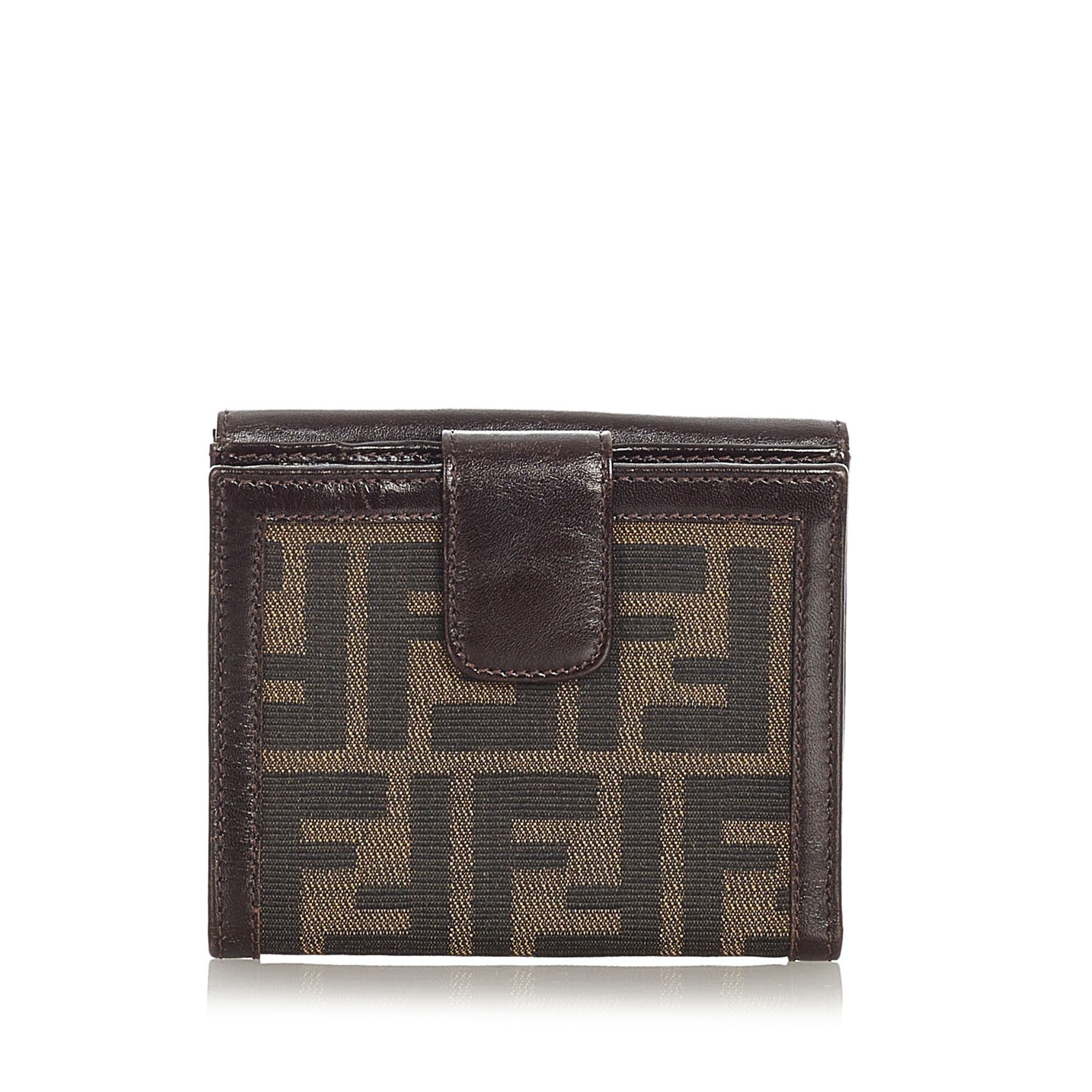 vintage fendi zucca wallet