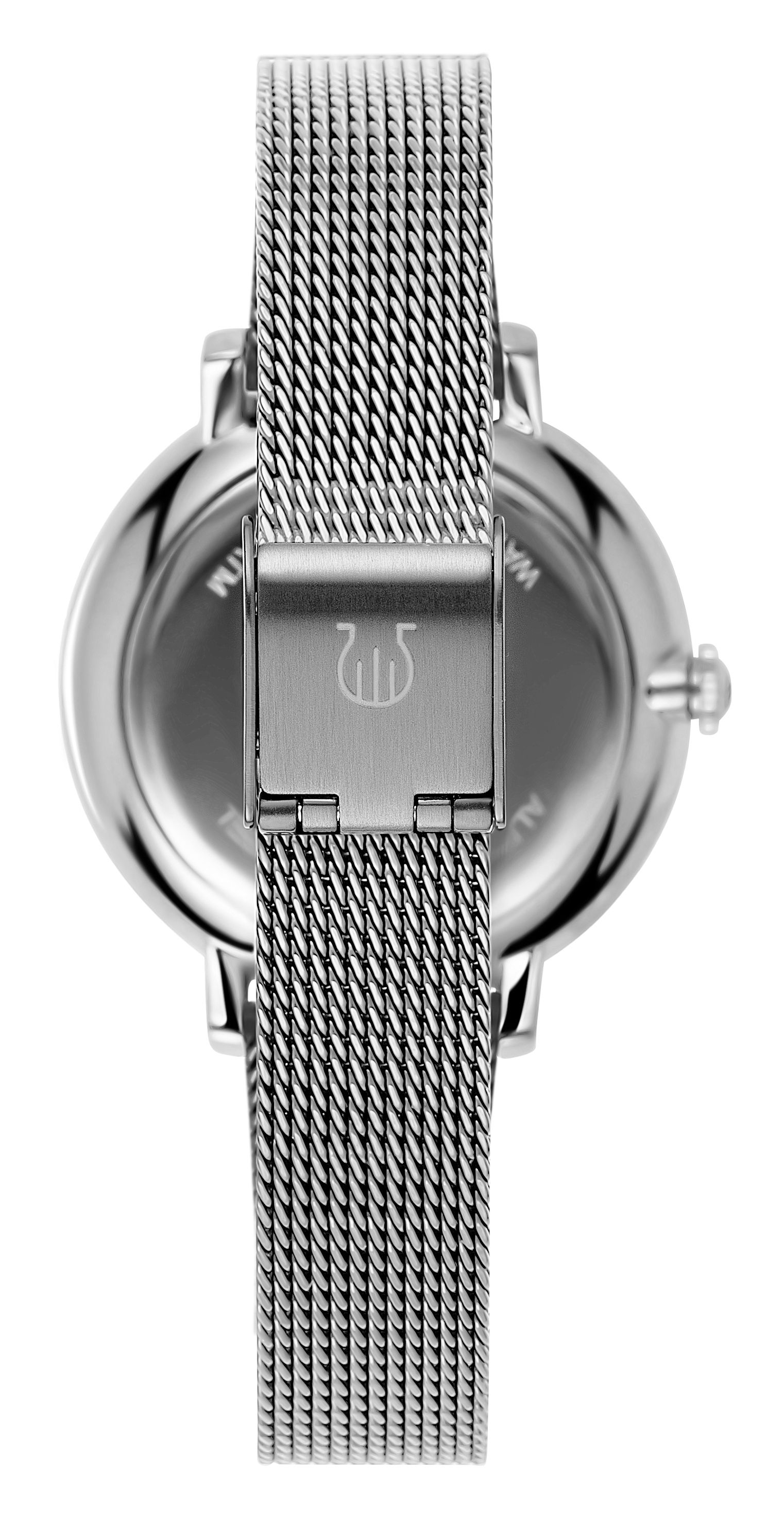This Orphelia Derby Multi Dial Watch for Women is the perfect timepiece to wear or to gift. It's Silver 35 mm Round case combined with the comfortable Silver Stainless steel watch band will ensure you enjoy this stunning timepiece without any compromise. Operated by a high quality Quartz movement and water resistant to 3 bars, your watch will keep ticking. STRONG MATERIALS: This ORPHELIA Derby Multi dial watch with a Miyota Quartz movement includes a date and 24-hour display, its durable yet feminine, ready to shine in every event. PREMIUM QUALITY: By using high-quality materials  Glass: Mineral Glass  Case material: Stainless steel  Bracelet material: Stainless steel- Water resistant: 3 bars COMPACT SIZE: Case diameter: 35 mm  Height: 8 mm  Strap- Length: 21 cm  Width: 12 mm. Due to this practical handy size  the watch is absolutely for everyday use-Weight: 45 g