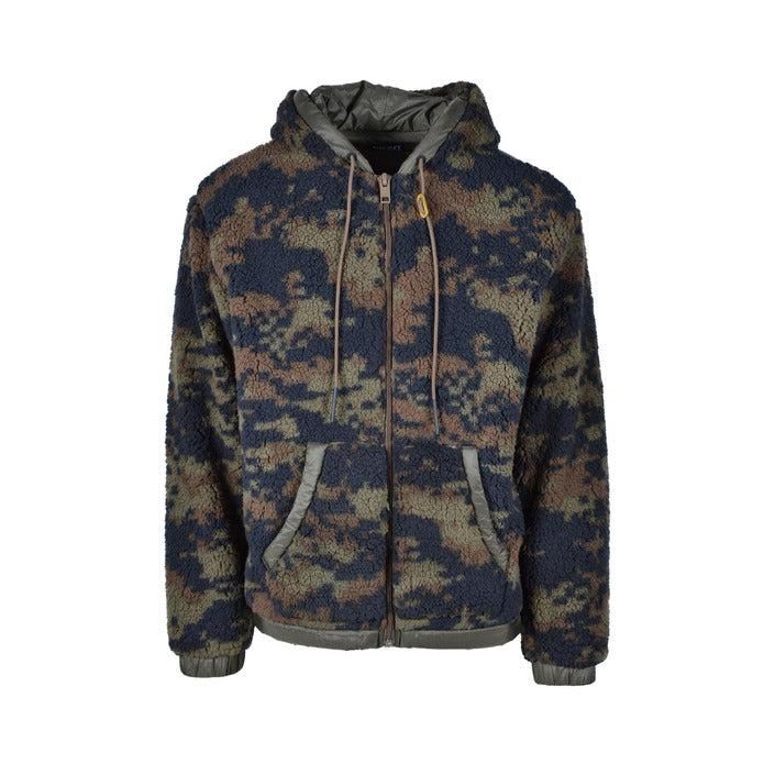 Brand: Diesel
Gender: Men
Type: Sweatshirts
Season: Fall/Winter

PRODUCT DETAIL
• Color: green
• Pattern: camouflage
• Fastening: with zip
• Pockets: front pockets

COMPOSITION AND MATERIAL
• Composition: -100% polyester