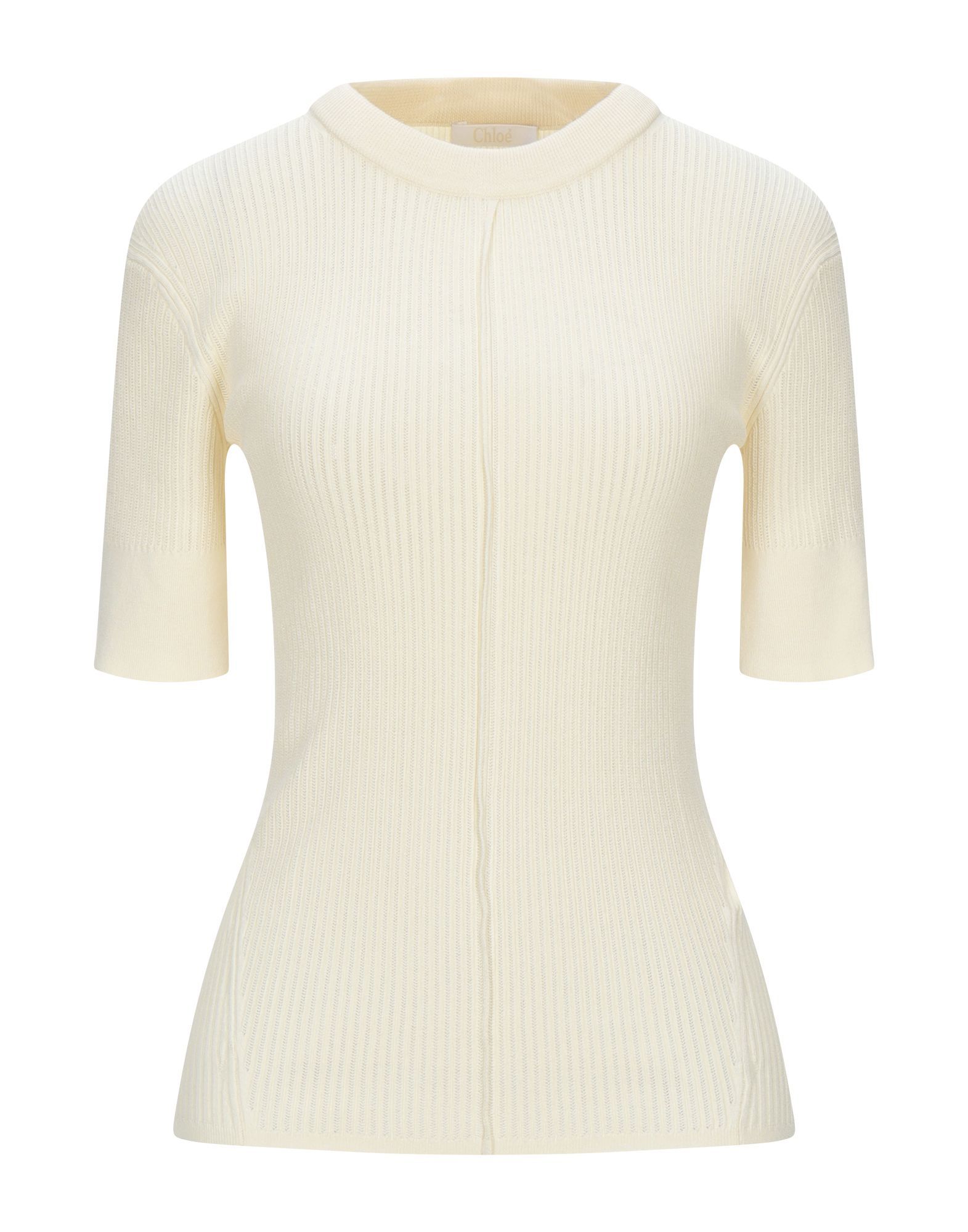 knitted, no appliqués, lightweight knit, round collar, solid colour, short sleeves, no pockets, stretch, large sized