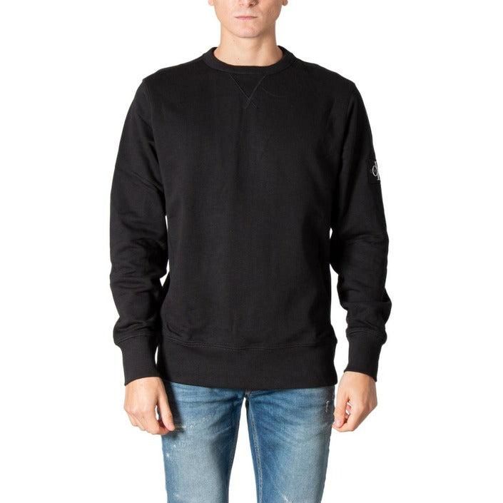 Brand: Calvin Klein Jeans
Gender: Men
Type: Sweatshirts
Season: Fall/Winter

PRODUCT DETAIL
• Color: black
• Pattern: plain
• Fastening: slip on
• Sleeves: long
• Neckline: round neck

COMPOSITION AND MATERIAL
• Composition: -100% cotton 
•  Washing: machine wash at 30°