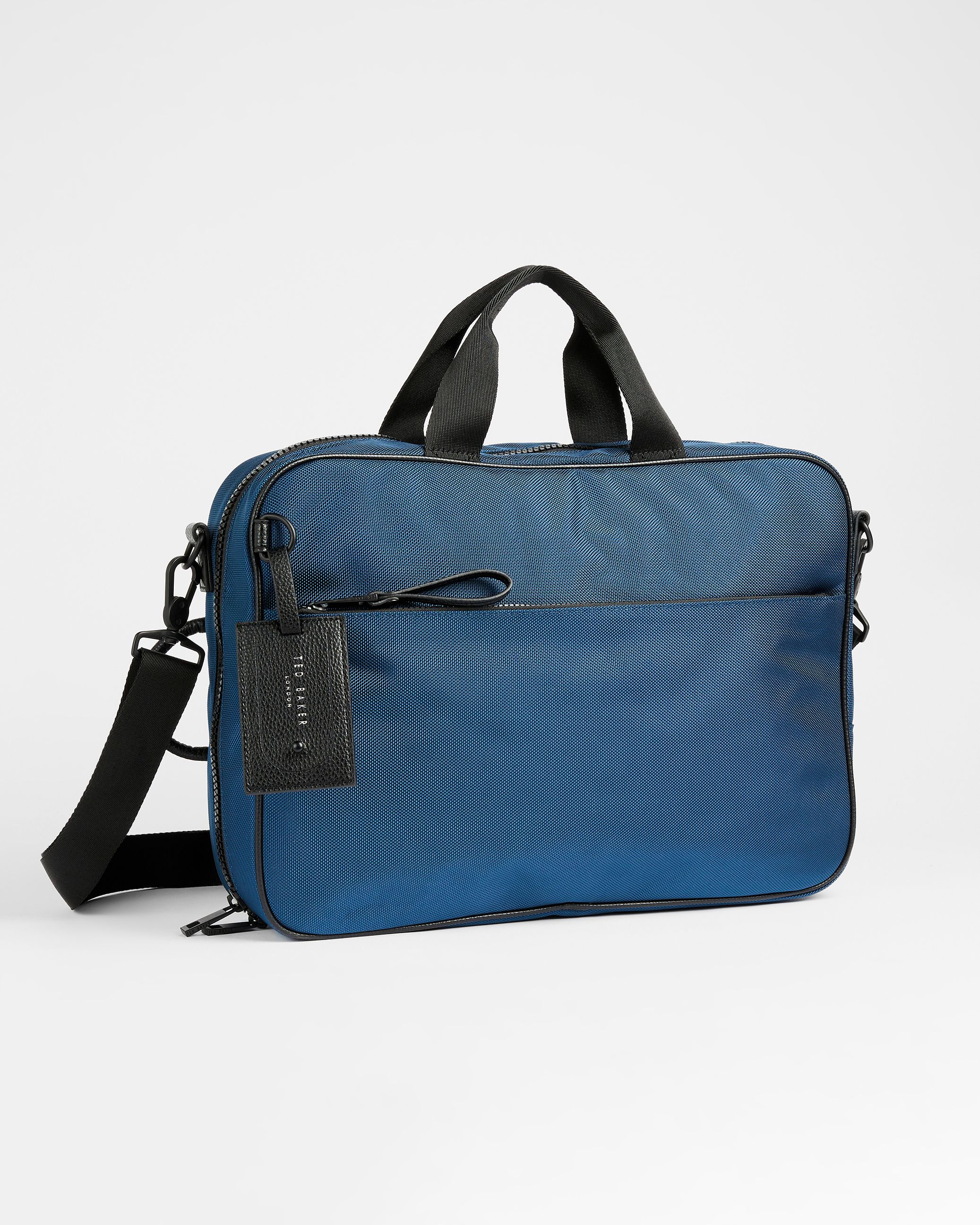 Ted Baker Bruiser Travel Nylon Convertible Document Bag, Blue