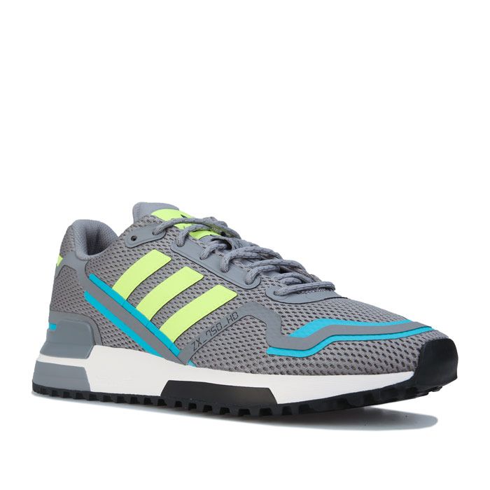 Men S Adidas Originals Zx 750 Hd Trainers In Grey Yellow