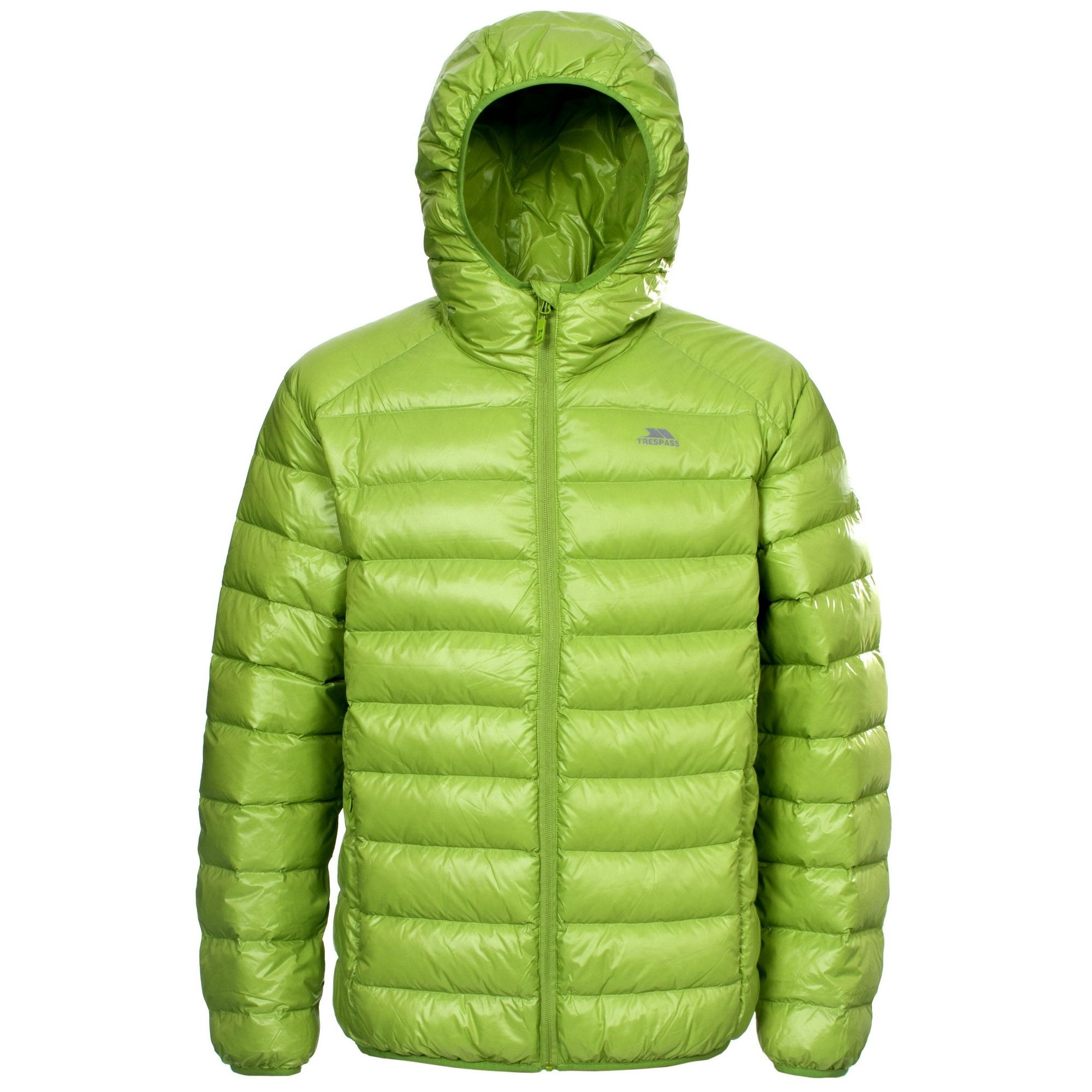 Ultra lightweight down jacket. Grown on hood. 2 Concealed zip pockets. Low profile front zip. Stuff sack in pocket. Downproof lining. Comfortable and very warm. This jacket has the added benefit that it packs away into a pouch. 80% Down 20% Feather, Shell: 100% Polyamide, Lining: 100% Polyamide.