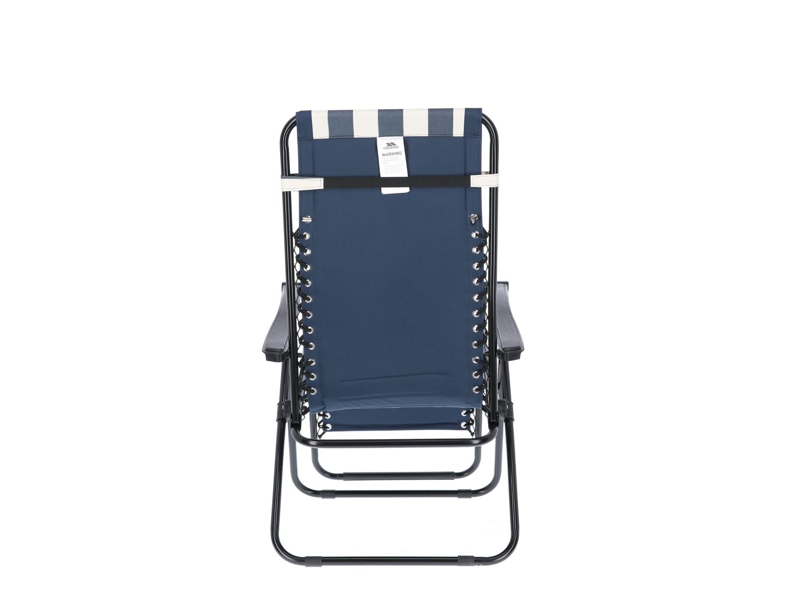 Trespass Glentilt Reclining Garden Chair/Recliner (Navy Stripe)
