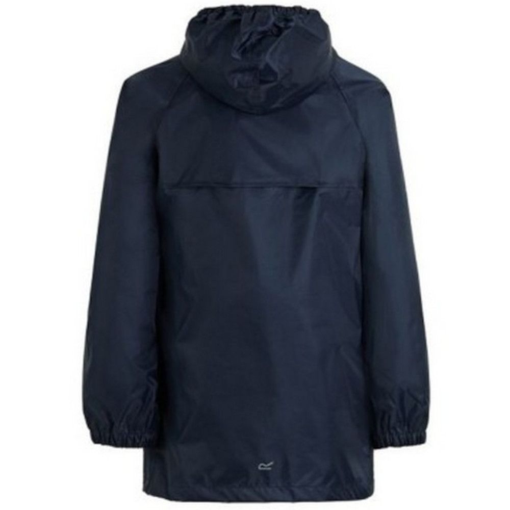 The Stormbreak is our kids Outdoor Adventure longer length waterproof shell jacket. This best selling wet weather hero uses our Hydrafort technology - a tough-wearing fabric that keeps the wind and rain out. Other downpour shields include taped seams and elasticated cuffs. Throw it over fleece and bodywarmers for cold weather protection. 100% Polyester. Regatta Kids Sizing (chest approx): 2 Years (53-55cm), 3-4 Years (55-57cm), 5-6 Years (59-61cm), 7-8 Years (63-67cm), 9-10 Years (69-73cm), 11-12 Years (75-79cm), 32