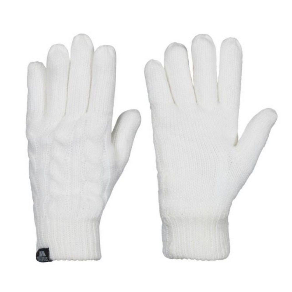 Womens knitted gloves with insulation and rib cuff. Ideal for wearing outside on a cold day. Shell: 100% Acrylic. Lining: 100% Polyester Fleece.