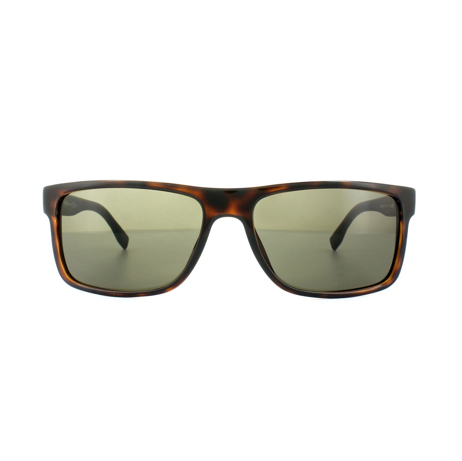 Hugo Boss Sunglasses 0919 Z2I NR Havana Black Grey are a classic rectangular style with squared off shape and typical contemporary finish from Hugo Boss. Matt finish with slightly textured finish to the temples complete the modern urban design.