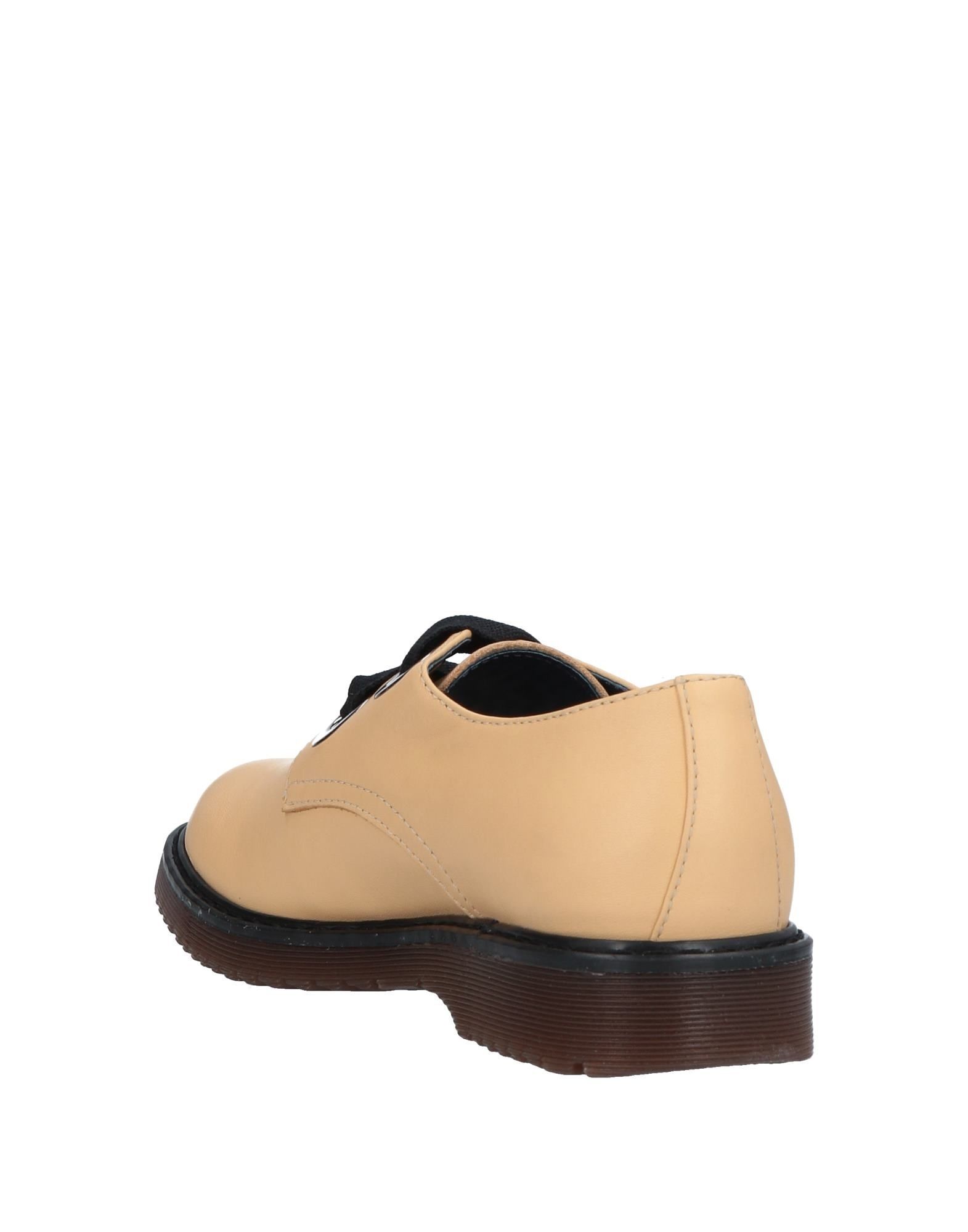 Marni Girl Lace-Up Shoes Leather in Beige