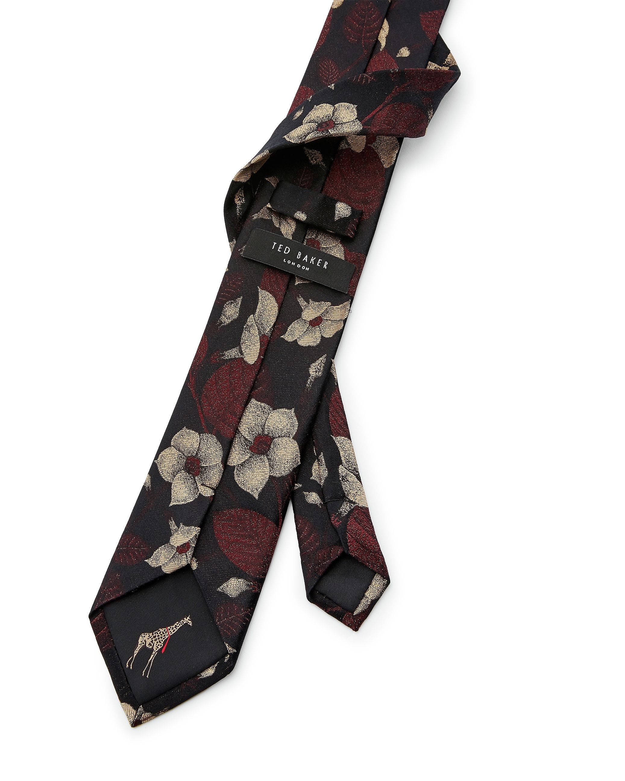 ted baker floral silk tie