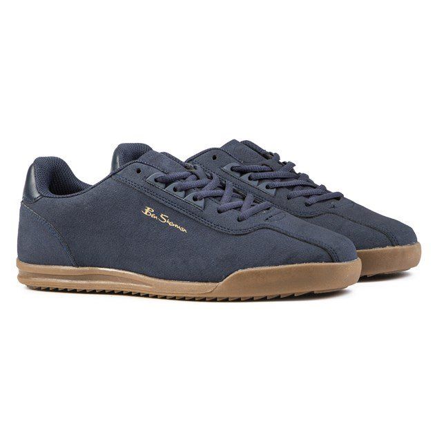 These Blue Court Trainers From Ben Sherman Are Perfect For Every Occasion. Featuring Synthetic Lining, Textile Sock And Embossed Branding, They Are Sure To Be A Hit Wherever You Go.