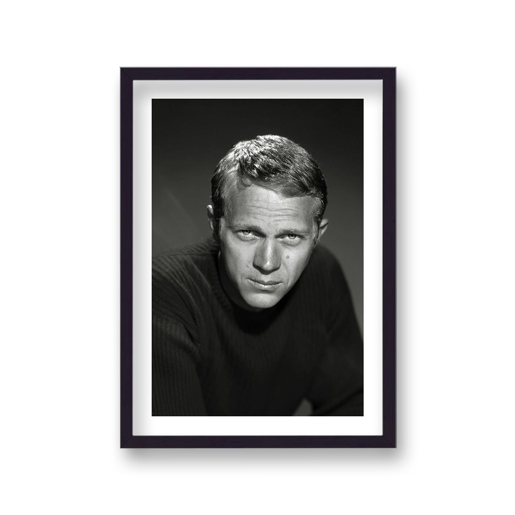 Steve McQueen Publicity Portrait Vintage Icon Print