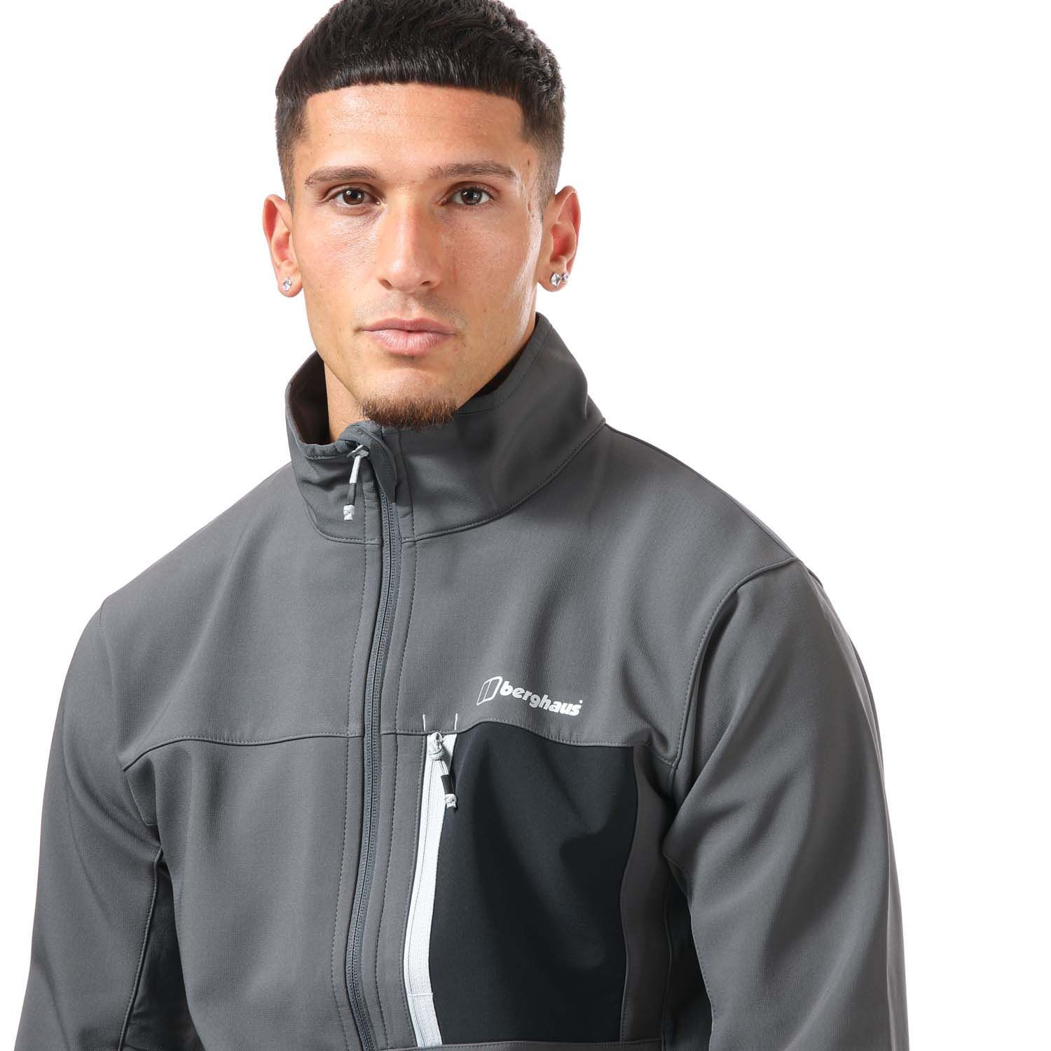 Men's Berghaus Ghlas 2.0 Soft Shell Jacket in Grey