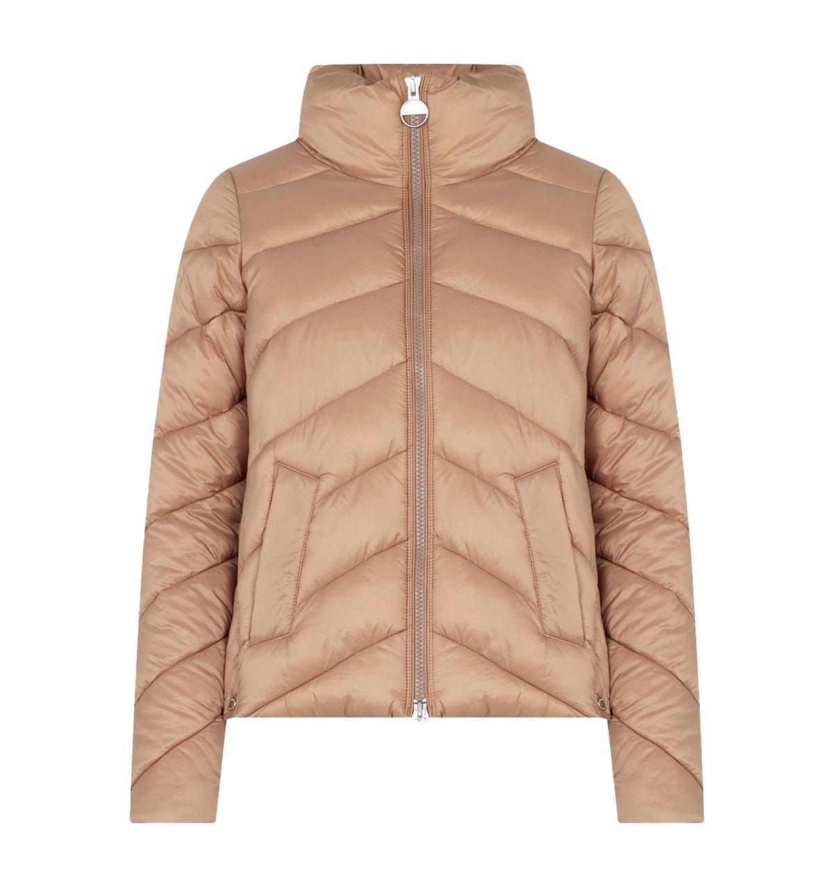 Barbour International Womens Nola Quilted Jacket - Almond