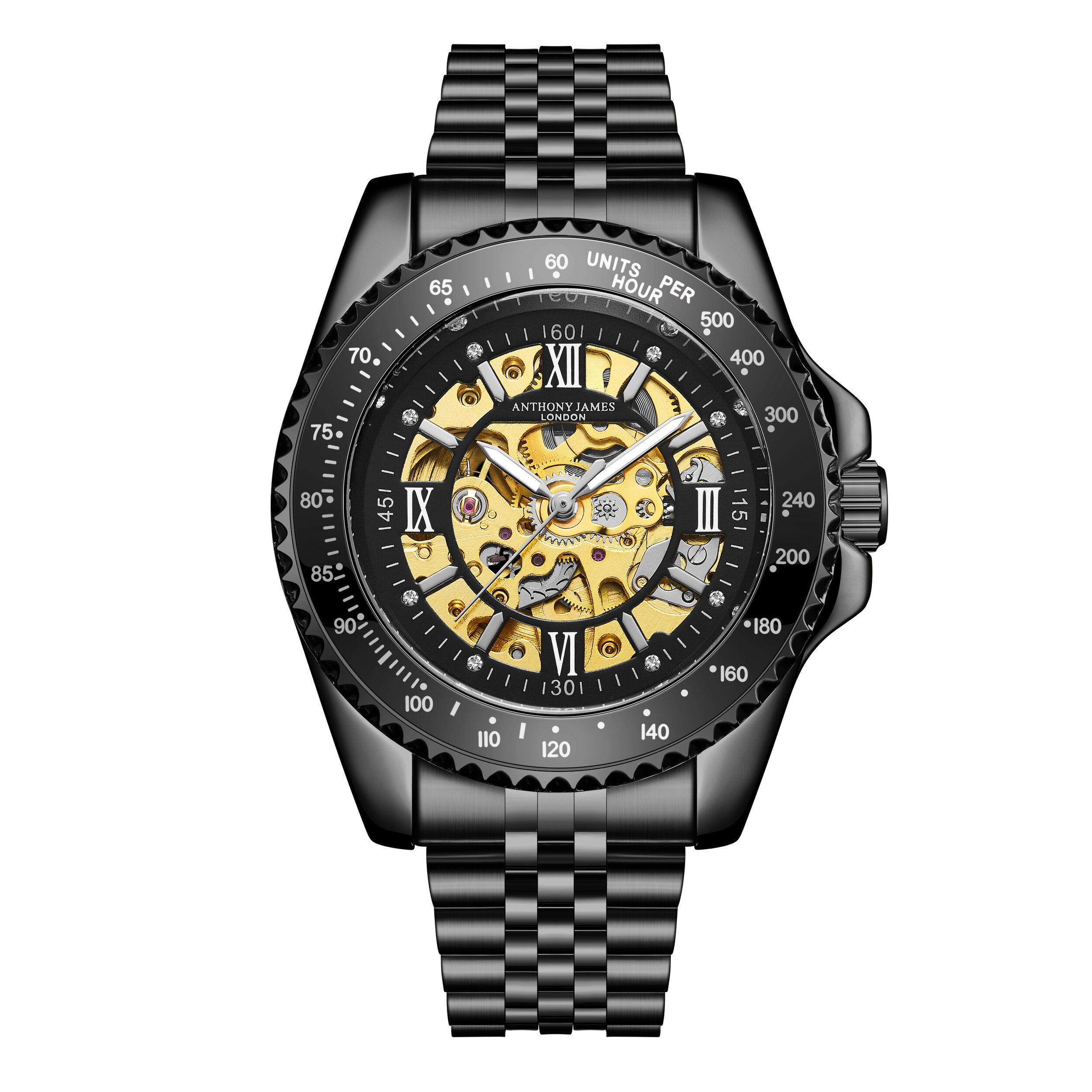 anthony james skeleton watch