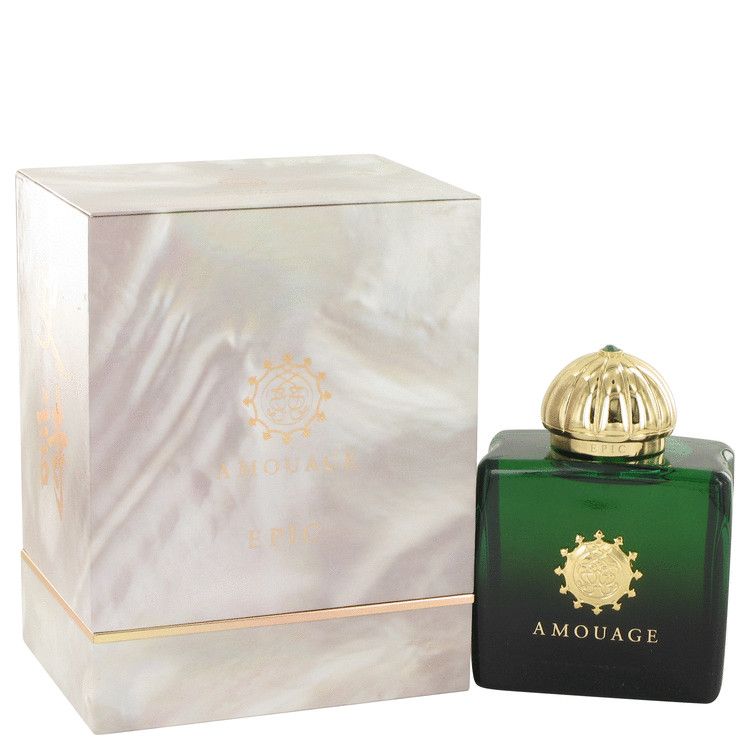 Amouage Epic Perfume by Amouage, Before you set out on your own amazing adventures, prepare yourself with a touch of amouage epic. The combination of earthy geranium and caraway will inspire plenty of new stories. This women's fragrance also features notes of rose, pink pepper and cinnamon for warmth that lasts throughout the day.