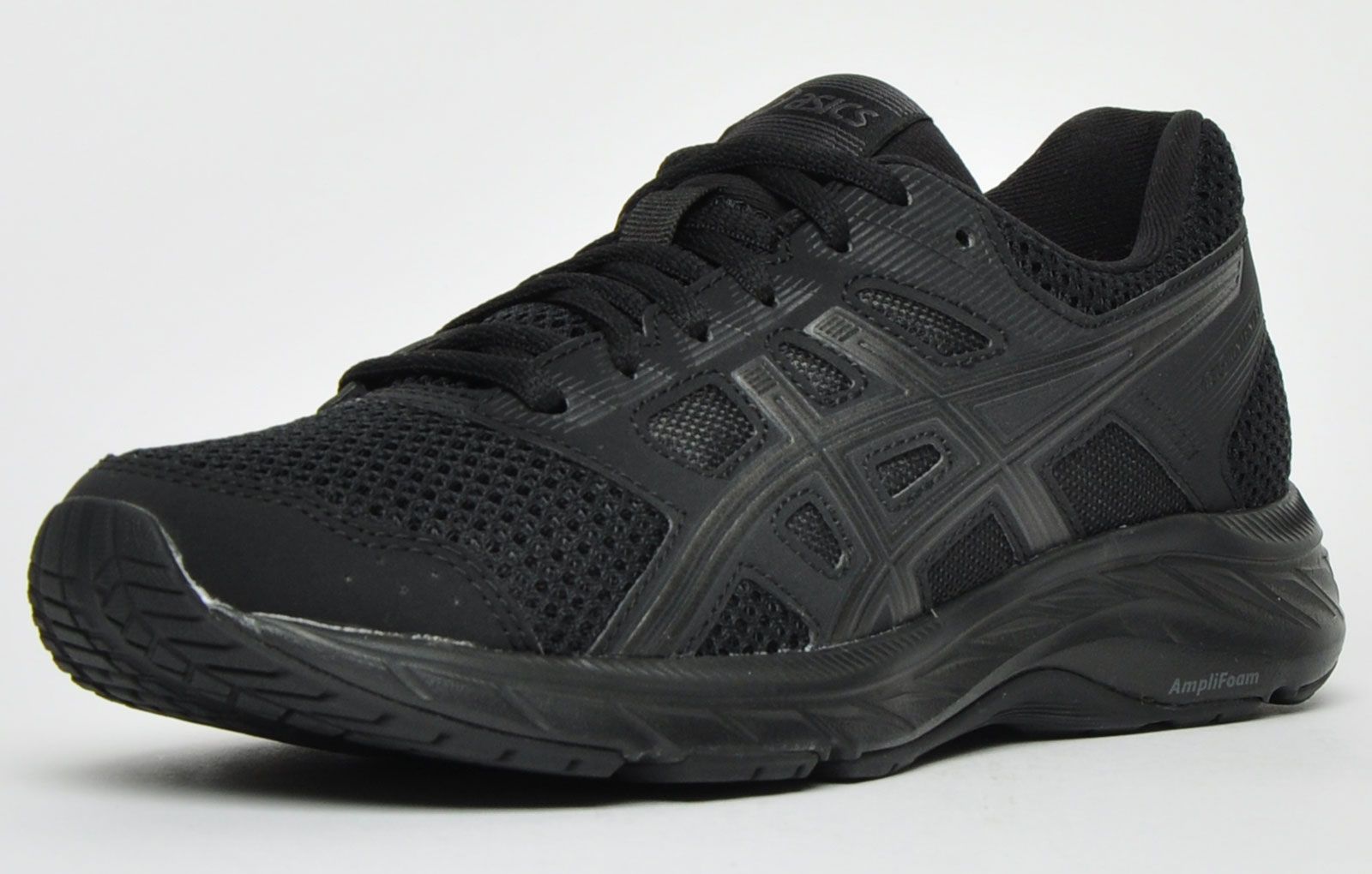<p>The Asics Gel Contend 5 is a running shoe that’s packed with features designed to bring out your optimum level of performance. The Rearfoot Gel technology cushioning system reduces shock during the impact phase and allows for a smooth transition to midstance, while the upper features a laminate midcage to provide support and stability and an Amplifoam insole to keep your feet comfortable during even the most arduous runs. <br></p><br><p class=