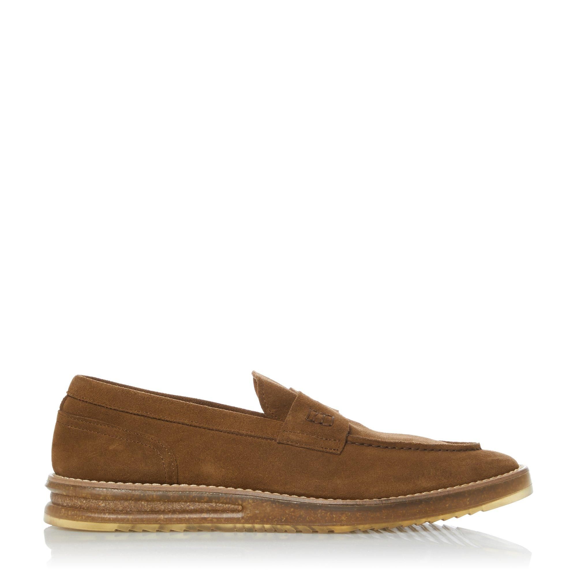 Dune Mens BASH Casual Cork Sole Penny Loafers