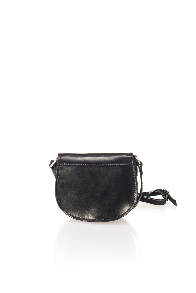Women's Classic Leather Crossbody Bag With Flap Closure