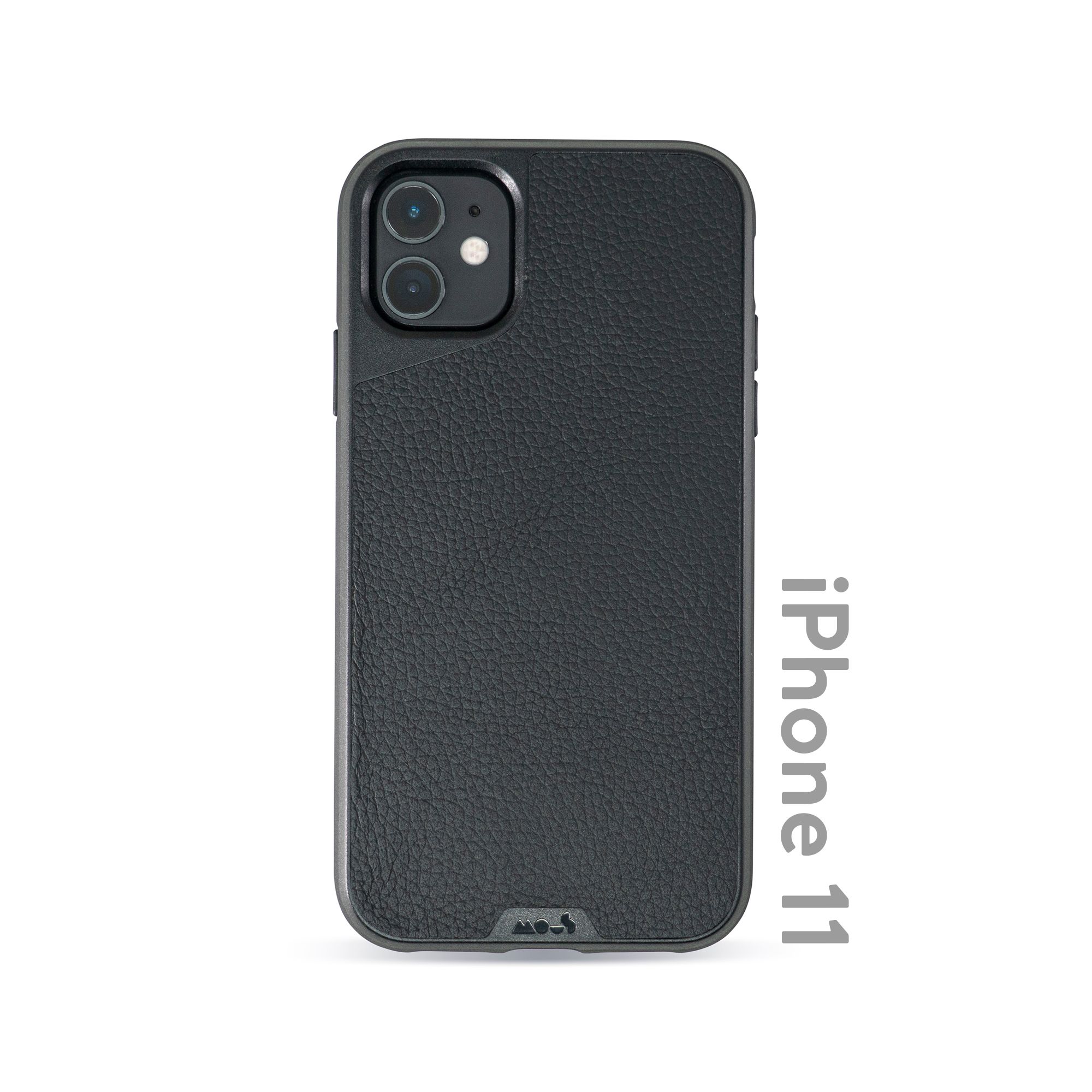 Mous - Protective Case for iPhone 11 - Limitless 3.0 - Black Leather ...