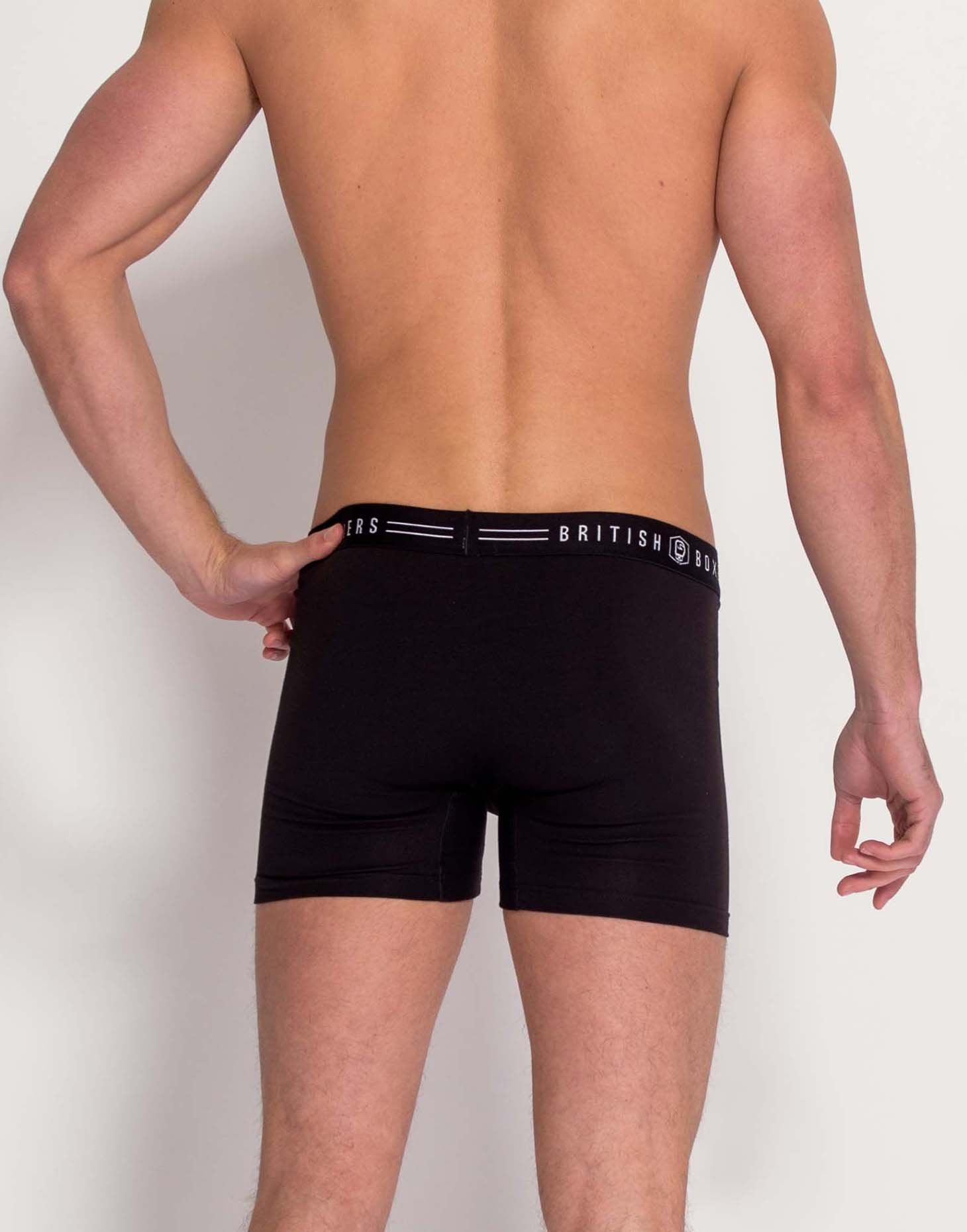 Men's British Boxers Lucky Dip! 4 Pairs of Stretch Trunks