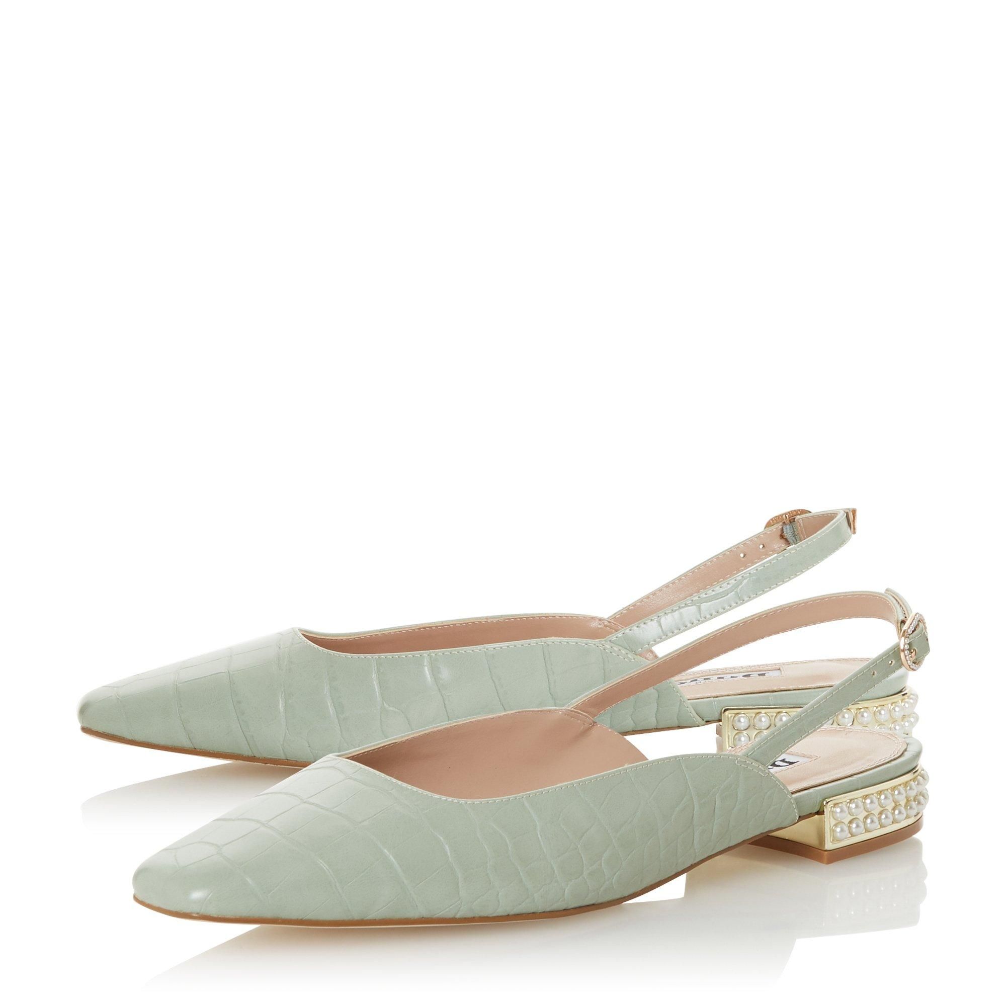 Dune Ladies CARMEN Embellished Slingback Court Shoes