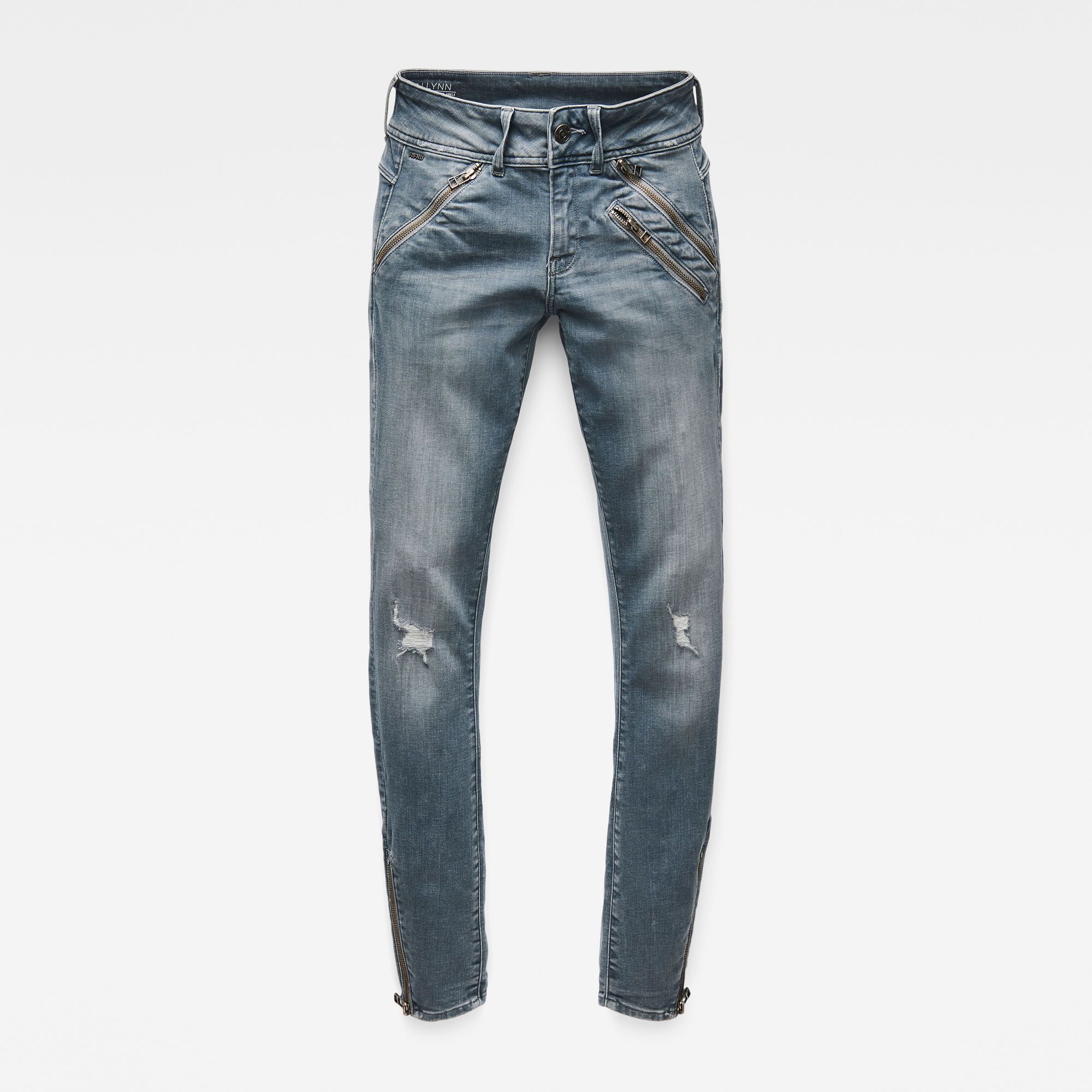 RAW Lynn Biker Mid Skinny Ankle Jeans