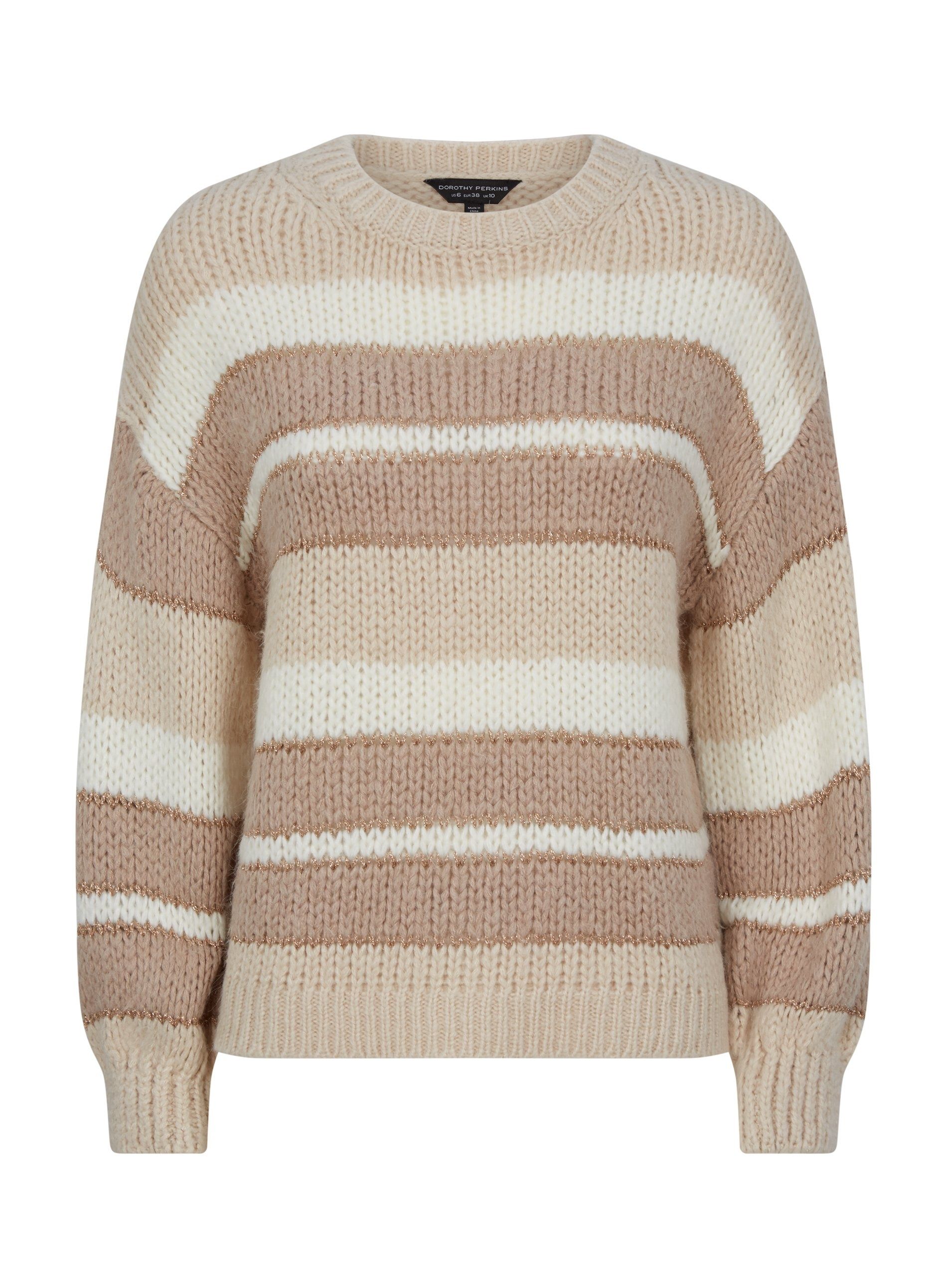 multi coloured striped jumper womens